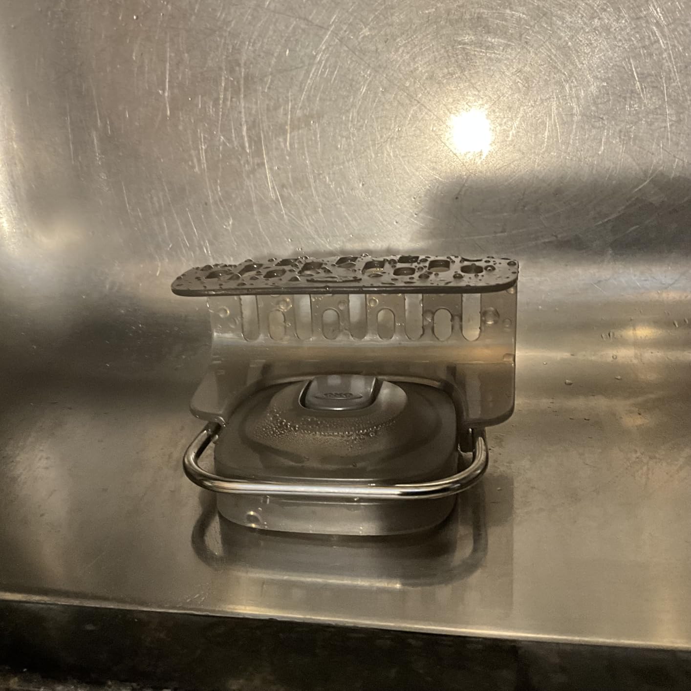 OXO Good Grips Stronghold Suction Sponge Holder customer photo 2