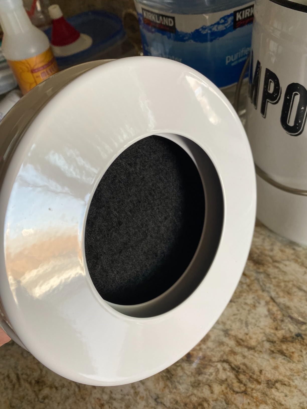 Granrosi Compost Bin Kitchen Counter, 1.3 Gallon, 3 Charcoal Filters customer photo 1