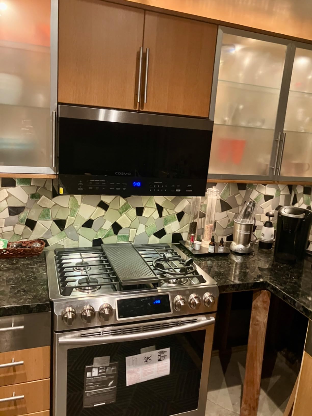 30 in. Stellar Coll 1.9 cu ft Over the Range Microwave, Vent Fan, Stainless customer photo 1