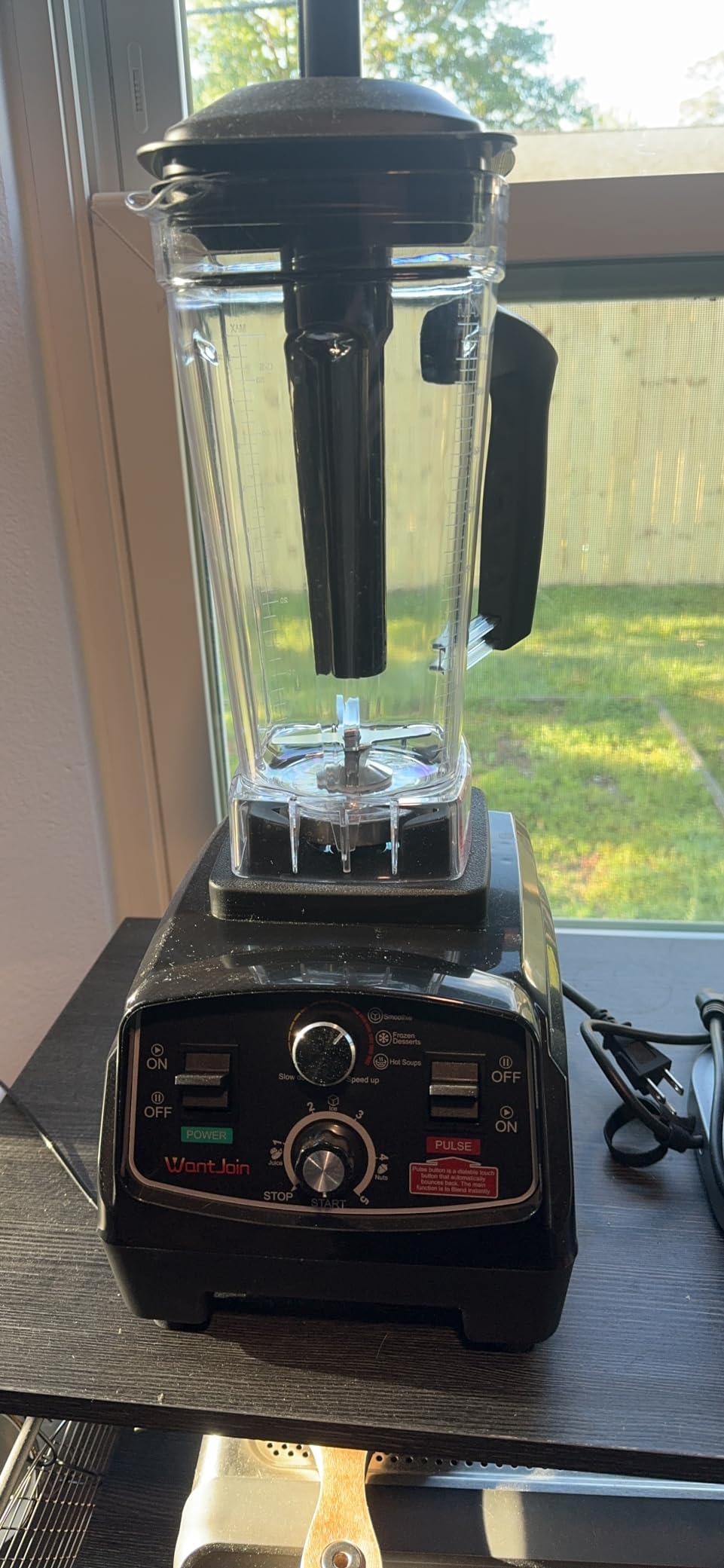 WantJoin Professional Blender, ETL listed 70oz Commercial Blender for kitchen Max 1800W High Power Home and Commercial with Timer, Smoothie Maker 2200ml for Crushing Ice, Frozen Dessert, Soup,fish customer photo 2