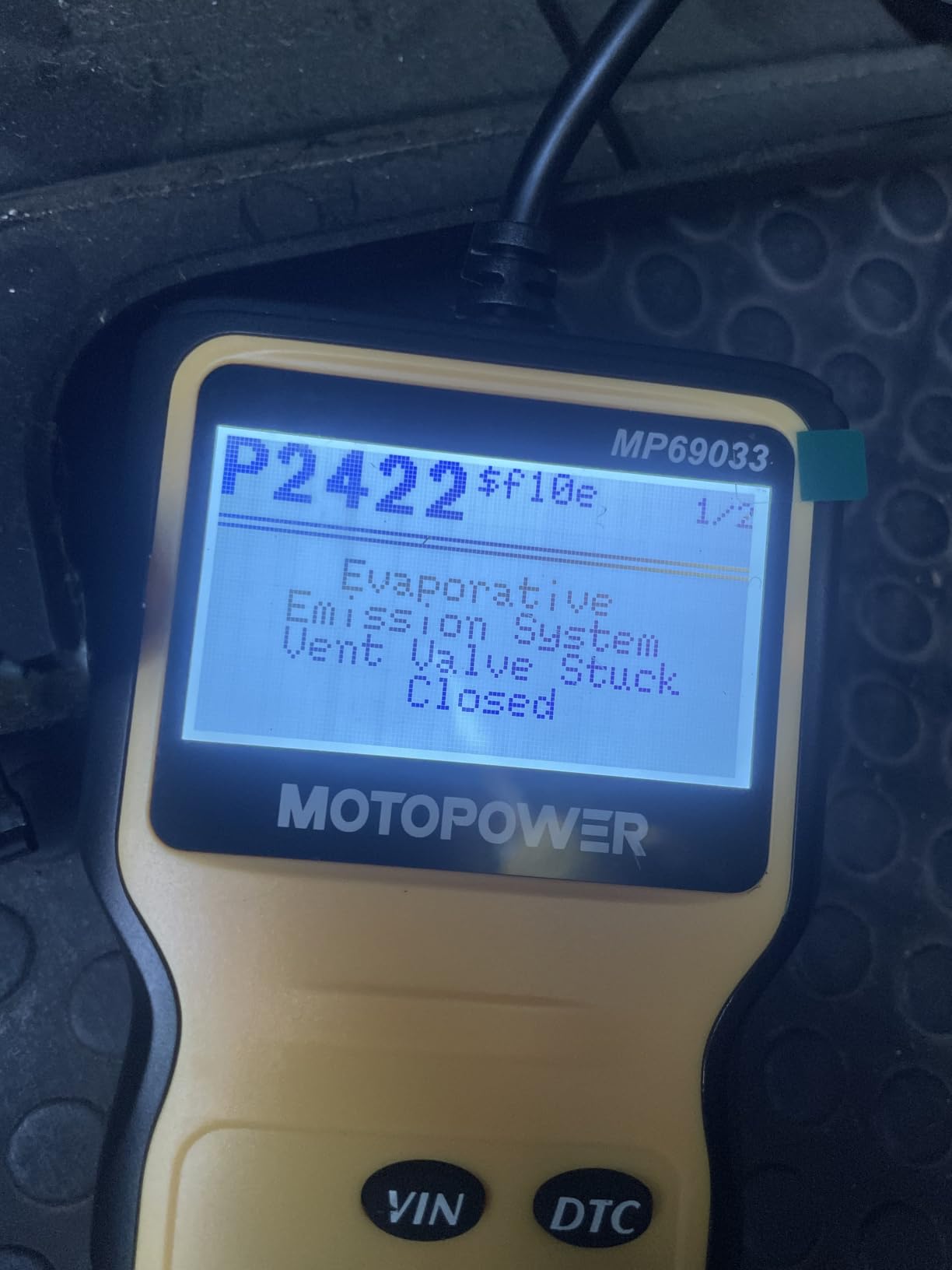MOTOPOWER MP69033 Car OBD2 Scanner Code Reader Engine Fault Scanner CAN Diagnostic Scan Tool for All OBD II Protocol Cars Since 1996, Yellow customer photo 2