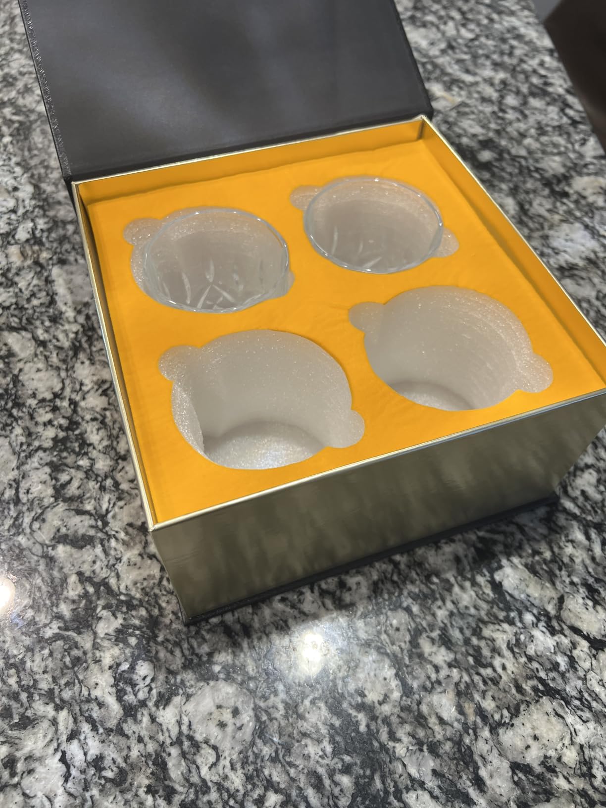 KANARS Whiskey Glasses Set of 6 with Elegant Gift Box for Liquor Scotch Rum customer photo 2