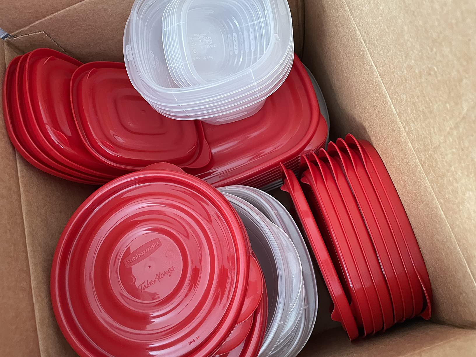 Rubbermaid TakeAlongs Food Storage Containers Set of 26 Clear customer photo 1