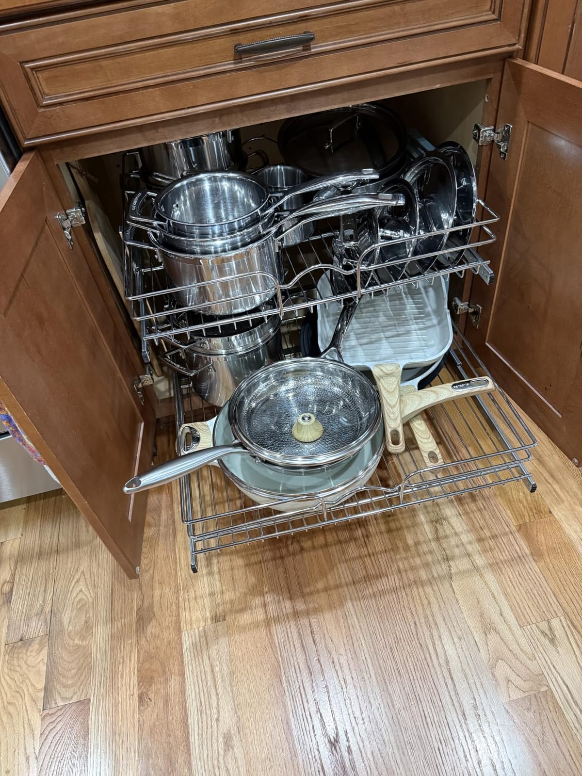 Rev-A-Shelf Pullout Organizer for Cabinets, Min Opening Width 20.5