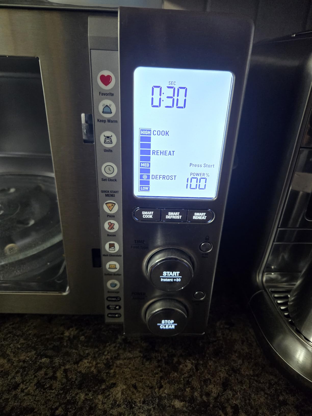 Breville BMO850BSS Smooth Wave Microwave Oven, Brushed Stainless Steel customer photo 2
