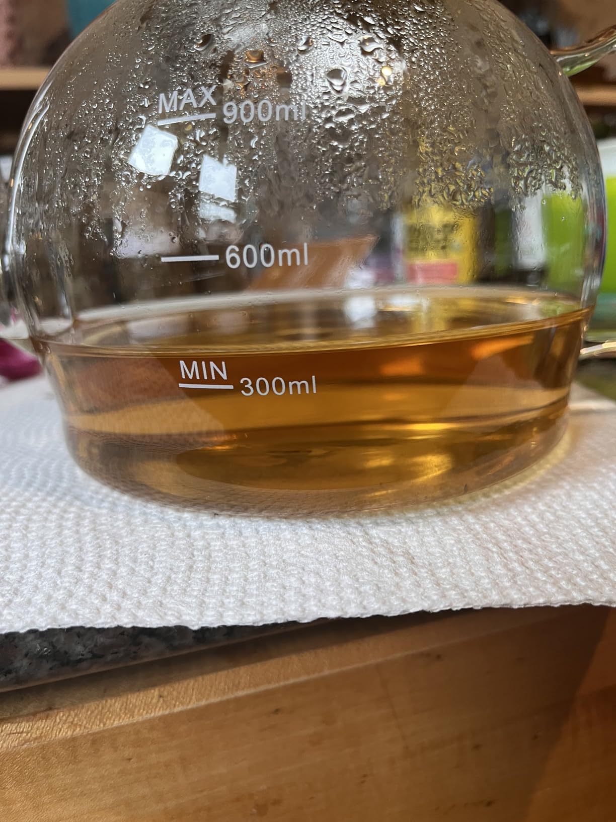 STNTUS Glass Teapot, 40 oz. / 1200 ml for Loose Tea, With Infuser and Stainless Steel Strainer, Stovetop Safe, 4-6 Cups customer photo 1