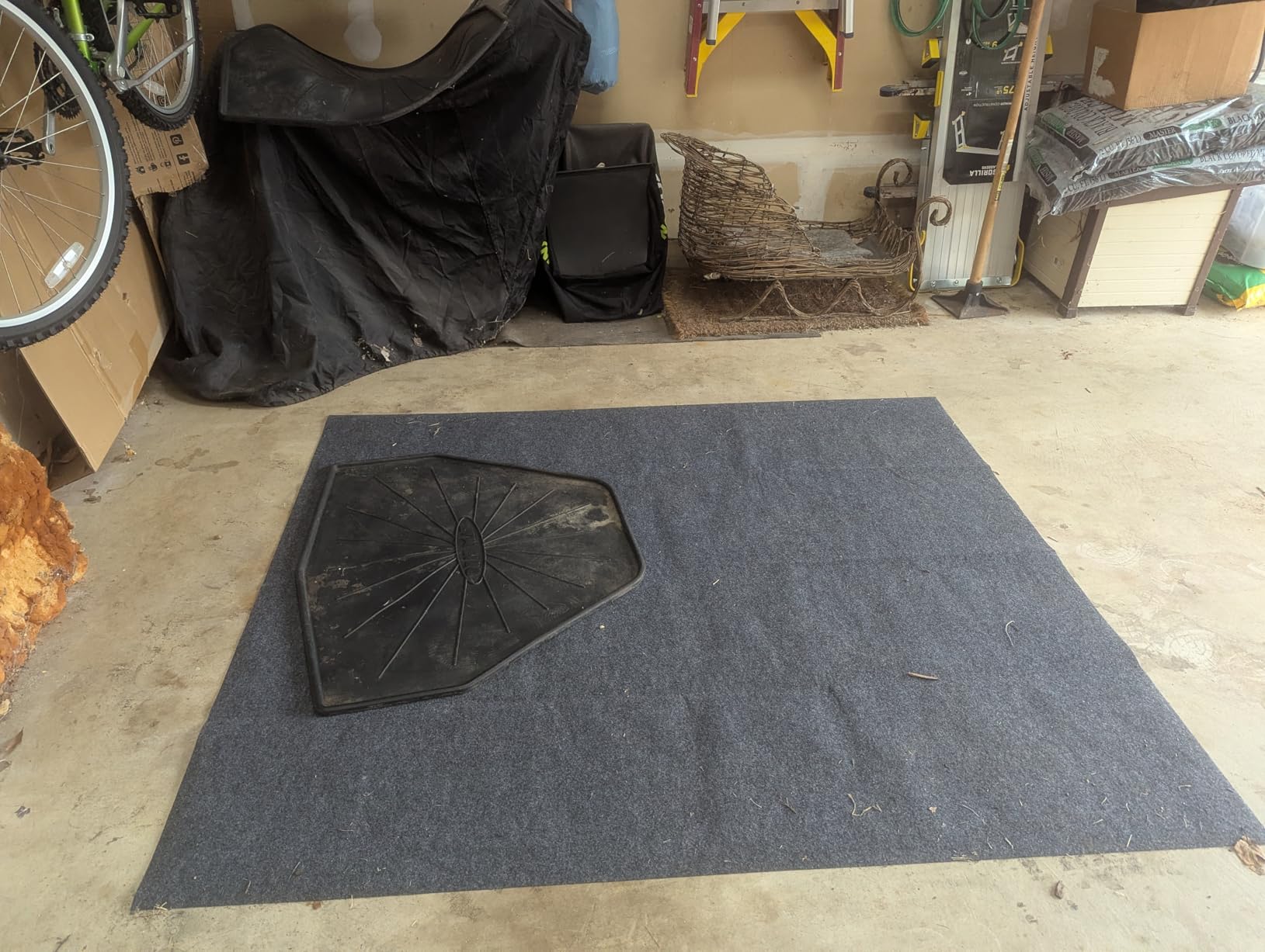 Drymate Jumbo Maintenance Mat, Premium Oil Spill Garage Floor Mat, 60