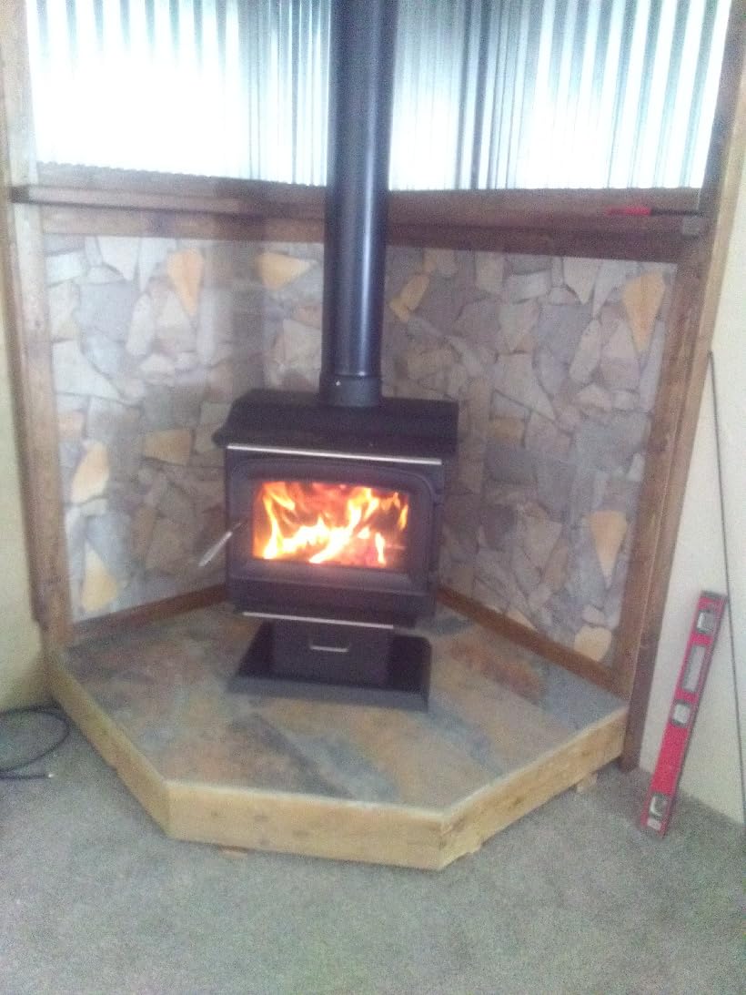 Ashley Hearth AW1120E-P 1,200 sqft Wood Stove with Legs and Pedestal customer photo 1