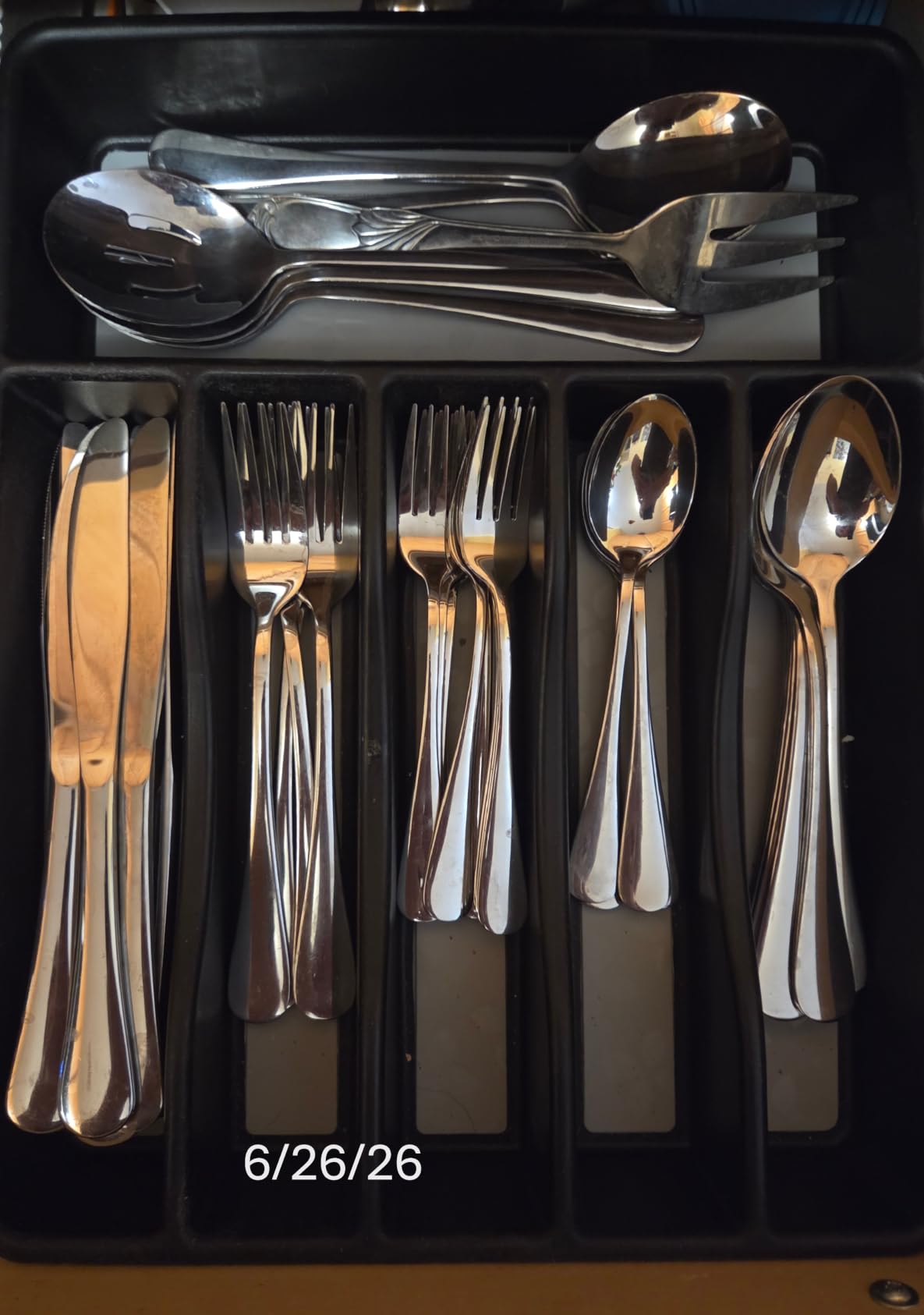 Silverware Set for 8, 40 Piece Stainless Steel Flatware Utensil Cutlery Set customer photo 1