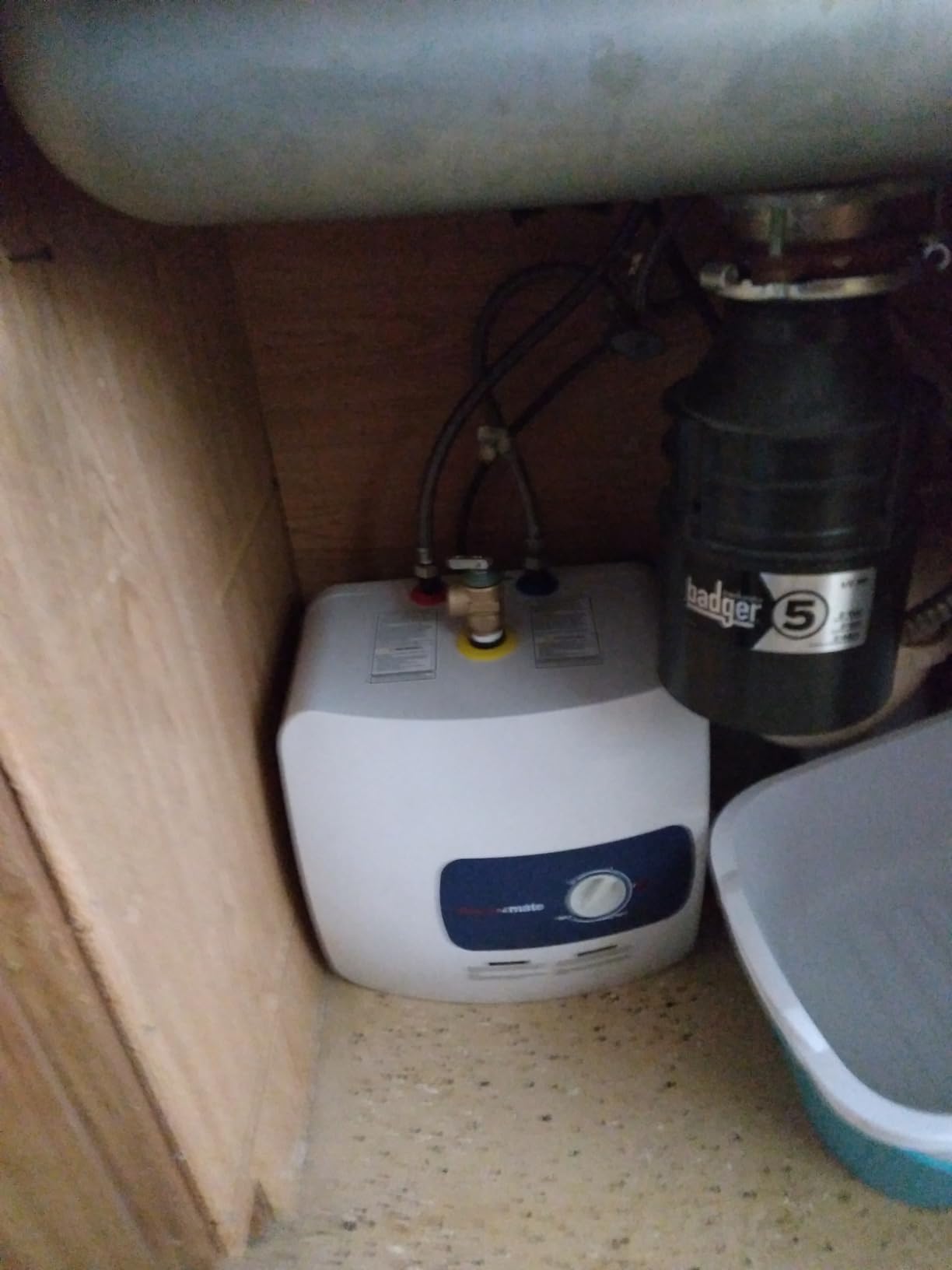 Electric Mini Tank Water Heater UL Listed, ThermoMate 2.5 Gallons Small Under Sink Water Heater for Point of Use Instant Hot Water 110V 120V, Wall or Floor Mounted, ES250 customer photo 1