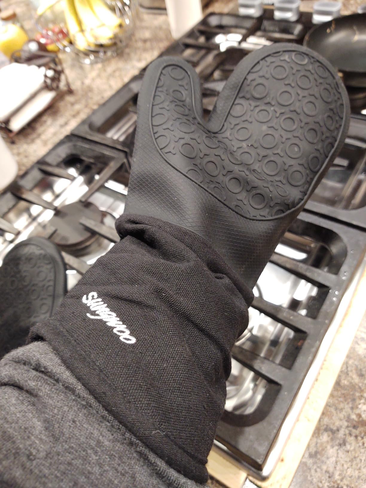 Silicone Oven Mitts - 14.6