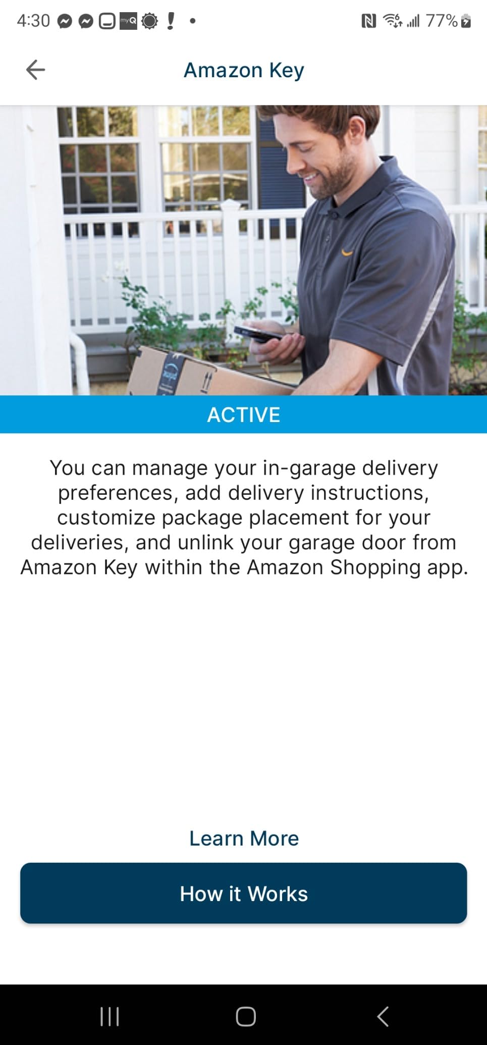 CHAMBERLAIN Smart Garage Control - Wireless Garage Hub and Sensor with Wifi & Bluetooth - Smartphone Controlled, myQ-G0401-ES, White customer photo 2