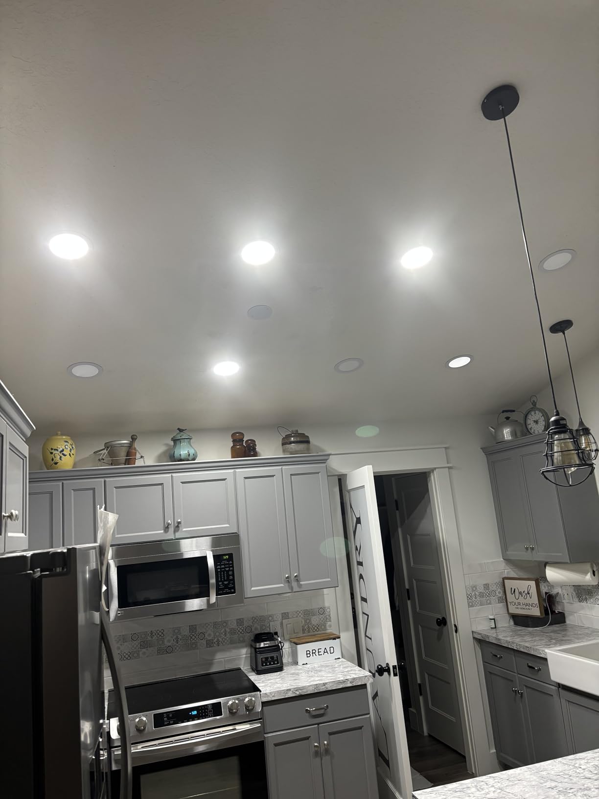 Ensenior 12 Pack 4 Inch LED Recessed Ceiling Light, 5CCT, 750LM 9W 120V customer photo 2