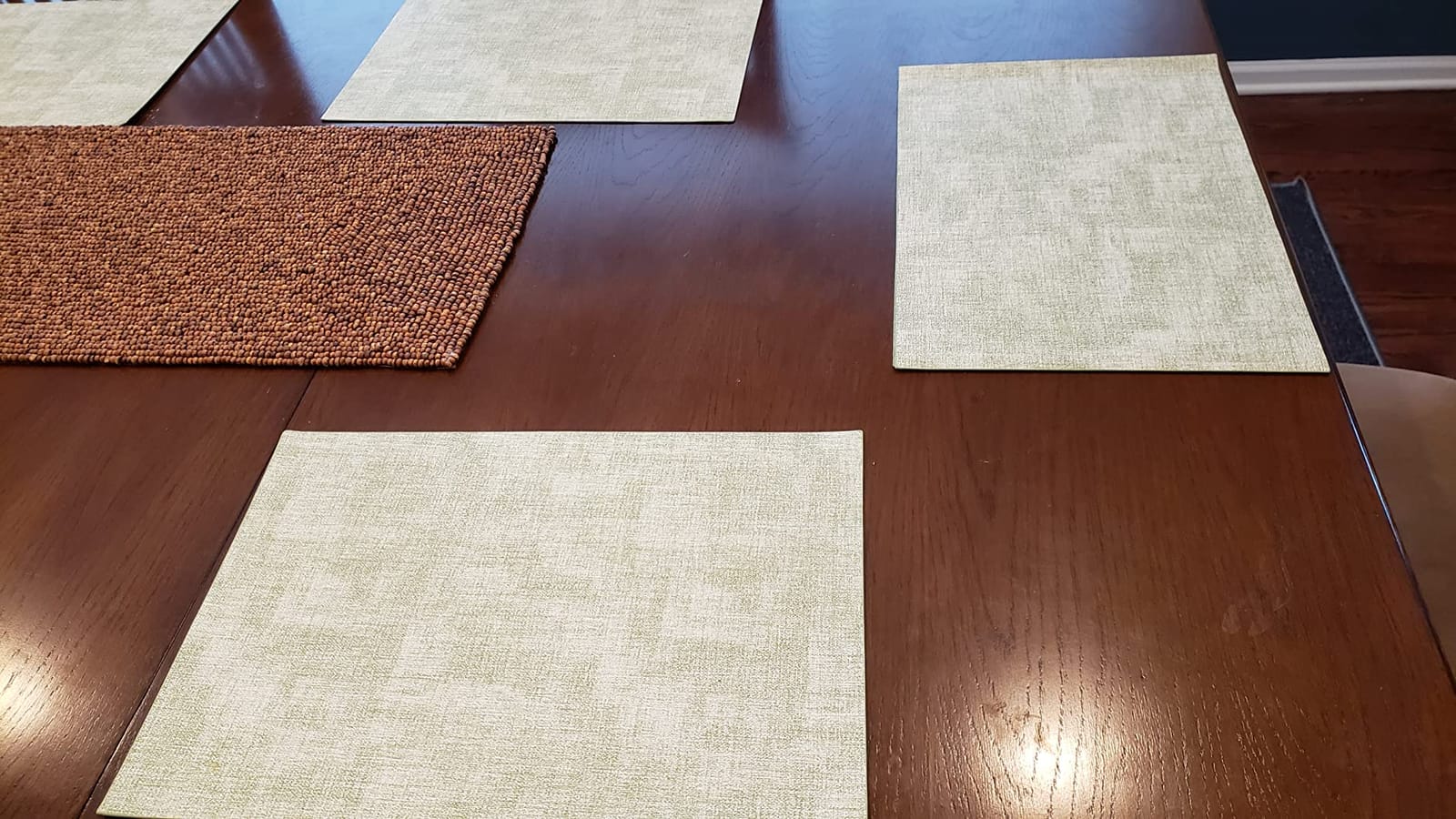 homing Faux Leather Heat Resistant Placemats 6 Packs customer photo 2