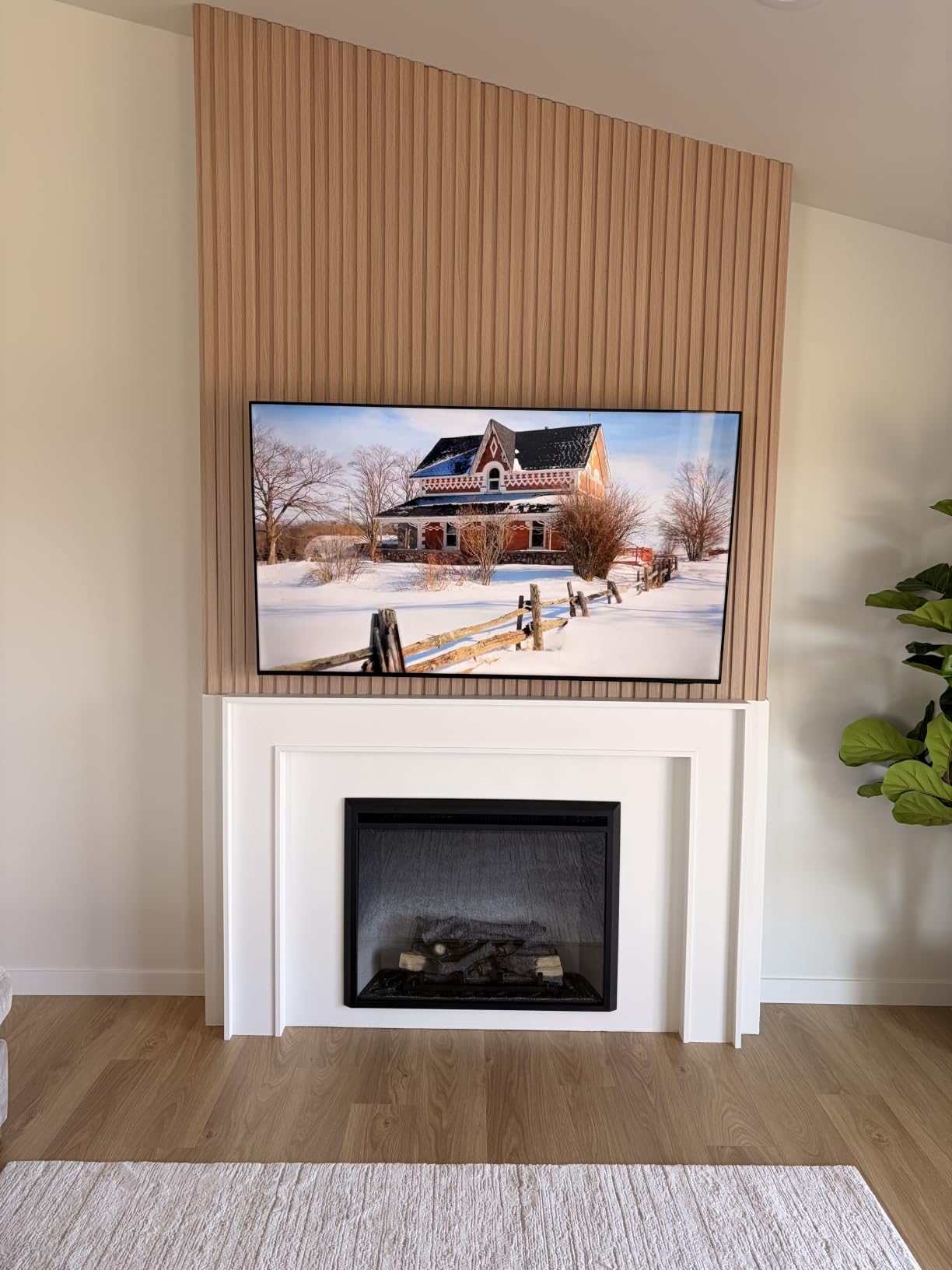 RICHFLAME Edward 33 Inches Electric Fireplace Insert customer photo 2