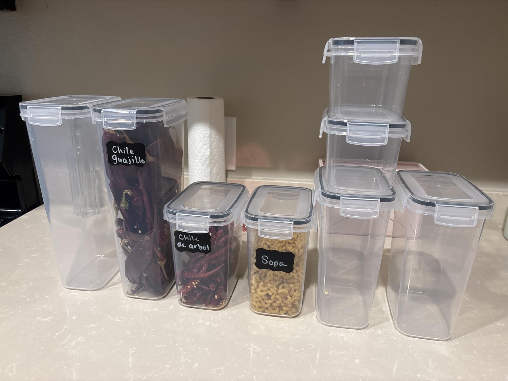 CHEFSTORY Airtight Food Storage Containers with Lids, 8 PCS customer photo 1