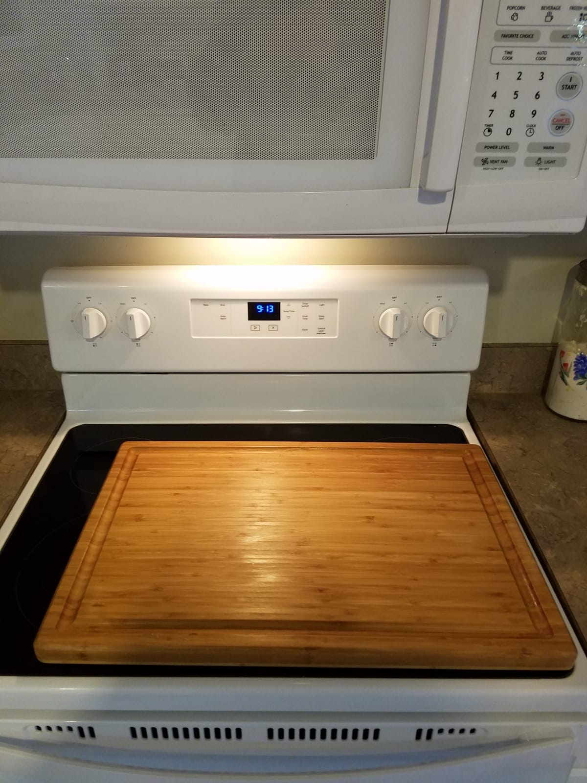 Utoplike Extra Large XXXL Bamboo Cutting Board 24 x16in, Wood Butcher Block customer photo 2
