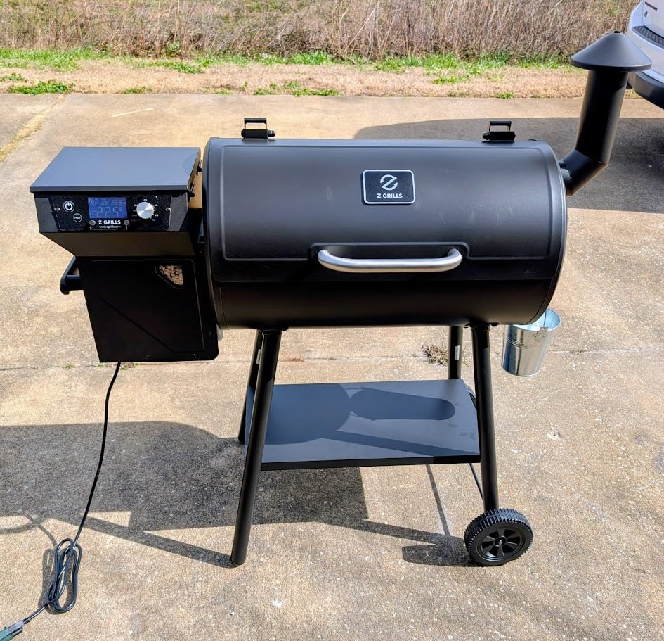 Z GRILLS ZPG-550B2 Wood Pellet Grill & Smoker with PID 3.0 Controller, 553 sq in Cooking Area, Meat Probe, Hopper Cleanout, 8 in 1 BBQ Grill Outdoor Auto Temperature Control, Black customer photo 2