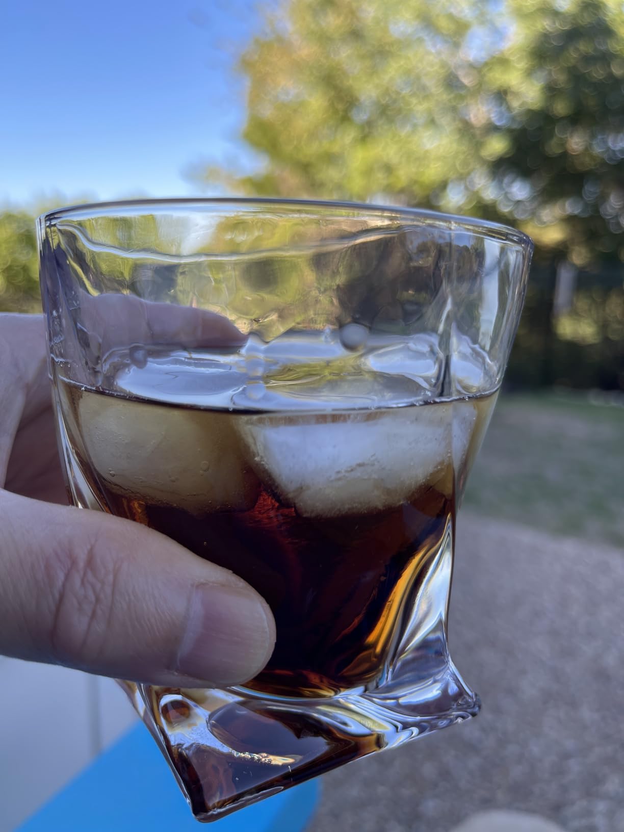 KITNATS Old Fashioned Whiskey Glasses 10 OZ Rocks Glasses Set of 4, Gift Box - Barware For Bourbon, Scotch, Rum glasses for Men Women customer photo 2