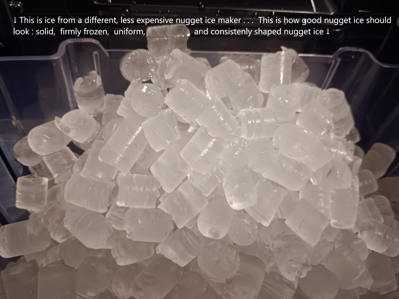 Silonn Ice Maker Countertop, 9 Cubes Ready in 6 Mins, 26lbs in 24Hrs, Self-Cleaning Ice Machine with Ice Scoop and Basket, 2 Sizes of Bullet Ice for Home Kitchen Office Bar Party customer photo 2