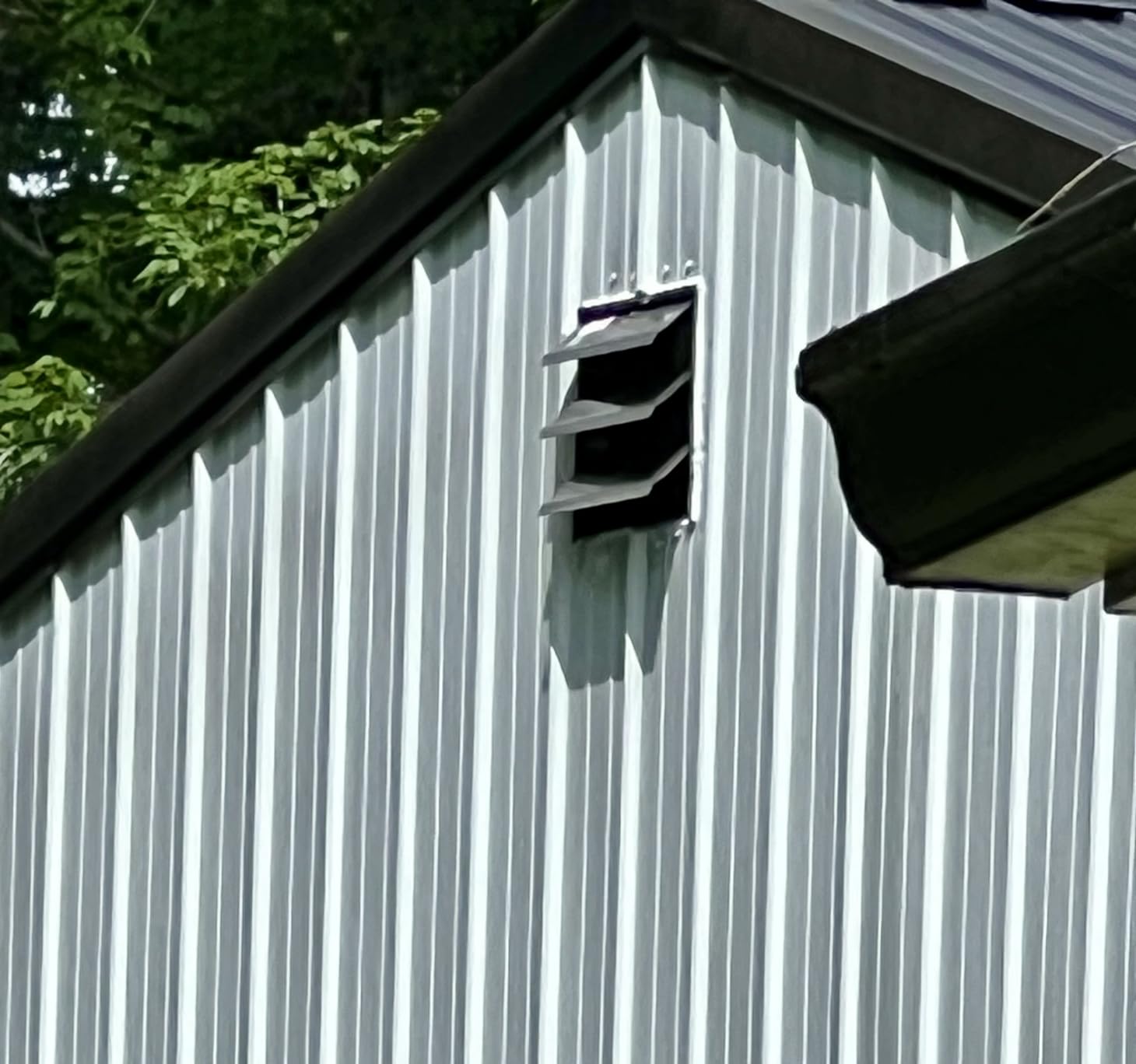 VENTISOL 14 Inch Shutter Exhaust Fan Wall Mounted, Aluminum Blades, with 1.65 Meters Power Cord Kit, Max.1950CFM, Ventilation Fan for Garage,Greenhouse,Attic,Shed,Shop-Black customer photo 1
