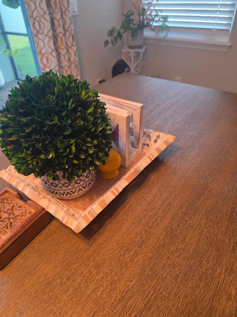 PUERSI Farmhouse Wooden Napkin Holder for Tables, Rustic Kitchen Decor customer photo 2