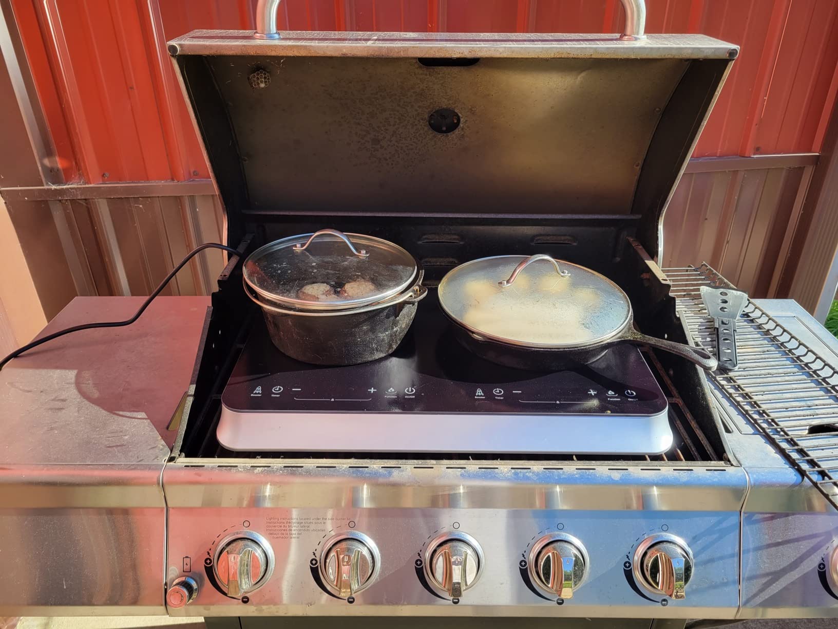 COOKTRON Portable Induction Cooktop 2 Burner, 1800W with Booster customer photo 2