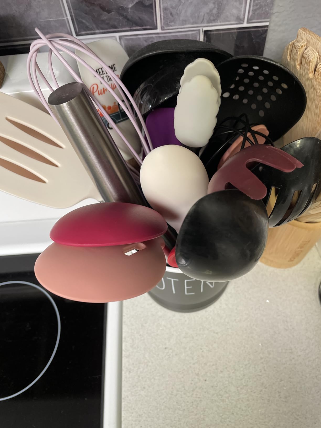 Bivvclaz Kitchen Utensil Holder, 6.7
