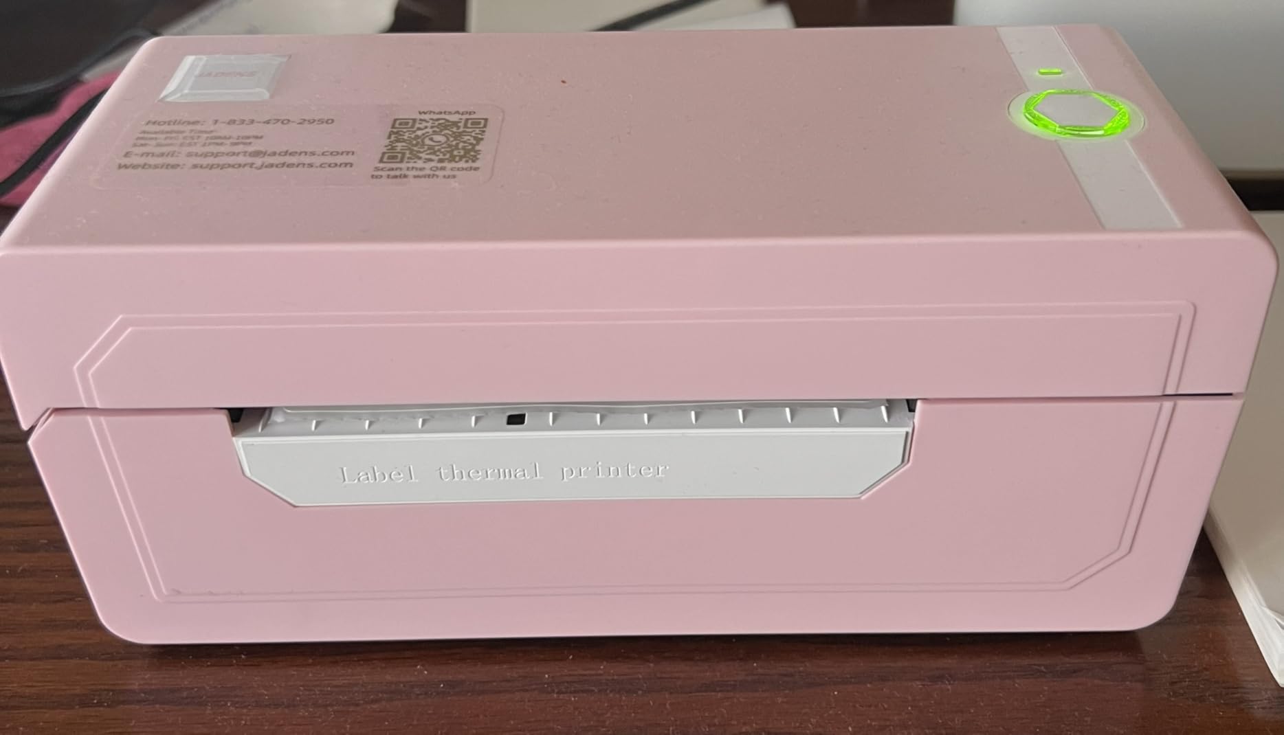 JADENS Bluetooth Thermal Shipping Label Printer, Wireless 4x6 Label Printer customer photo 2