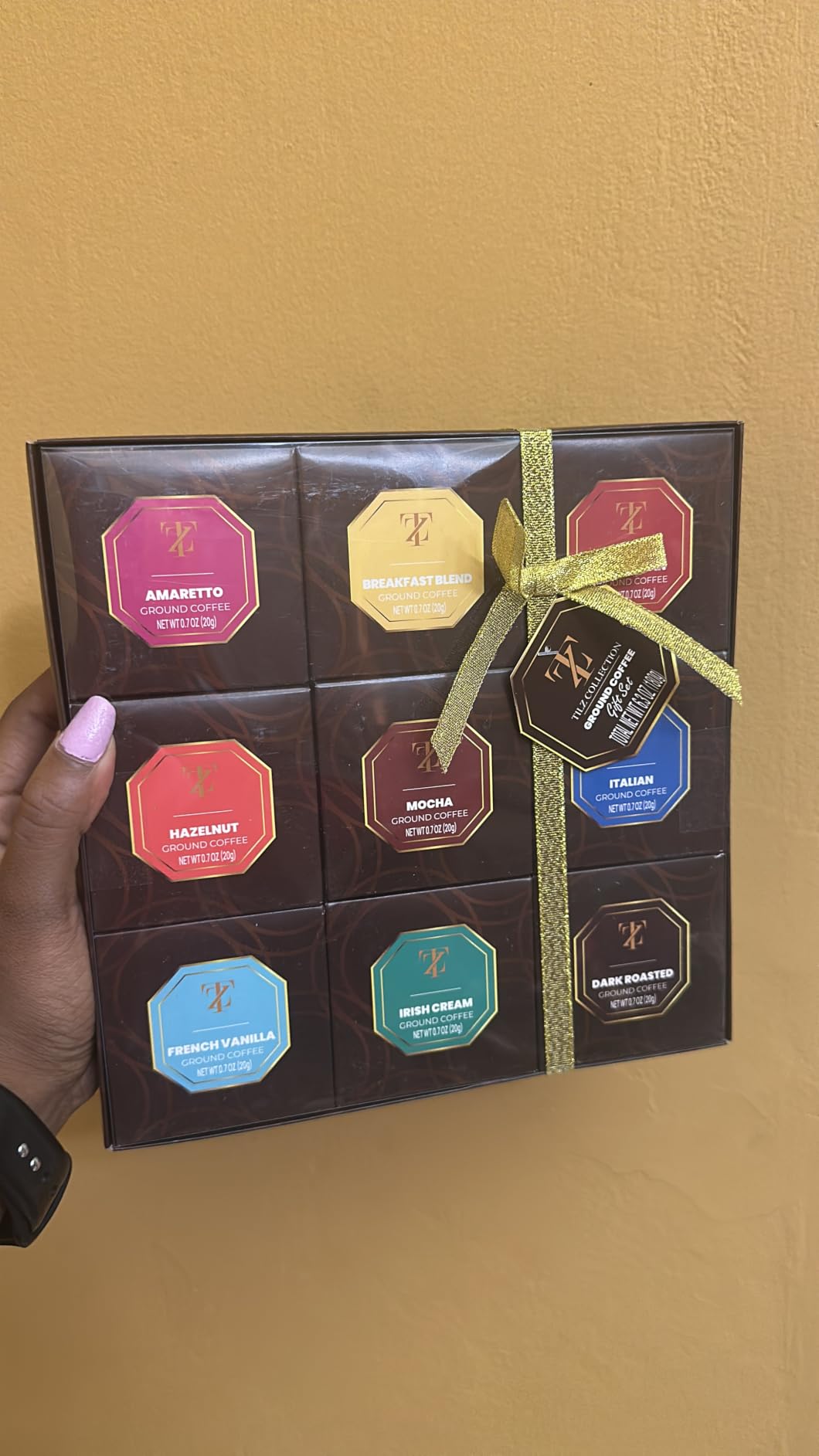 Coffee Gifts - Gourmet Coffee Gift Set |9 Ground Coffee Assortment Gift Set |Coffee Sampler Gift Set, Tasting Kit |Gifts For Coffee Lovers |Ground Coffee Gift Basket |Gifts For Men And Women customer photo 2