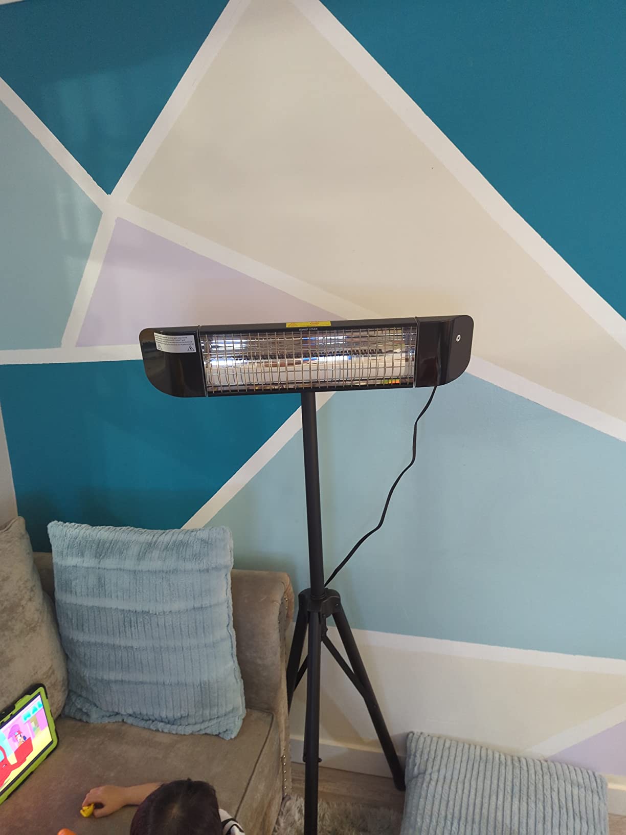 Paraheeter Outdoor Electric Infrared Patio Heater, 1500W customer photo 2