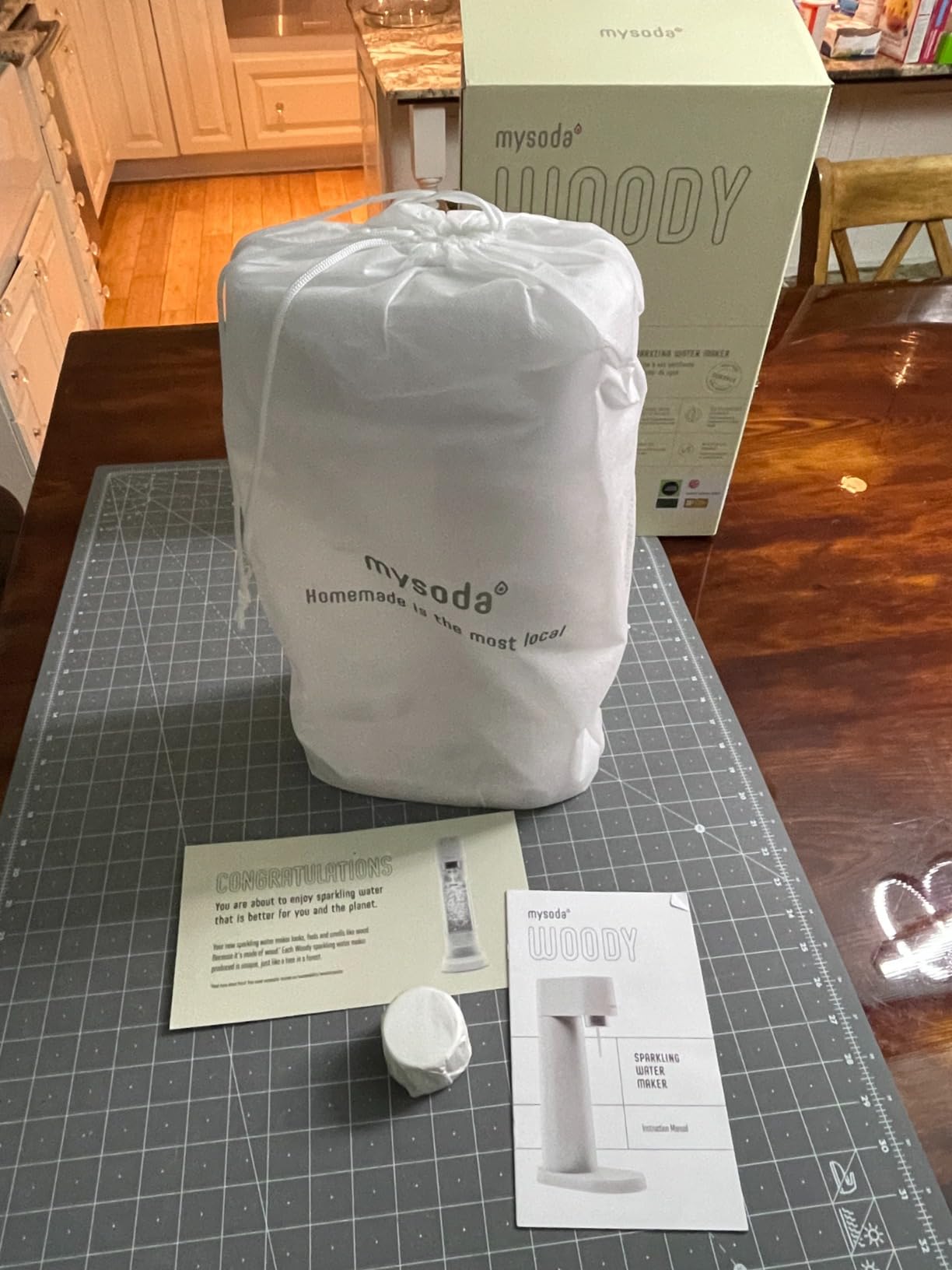 Mysoda Woody Carbonated Water Machine with 1L Bottle - Pigeon customer photo 2