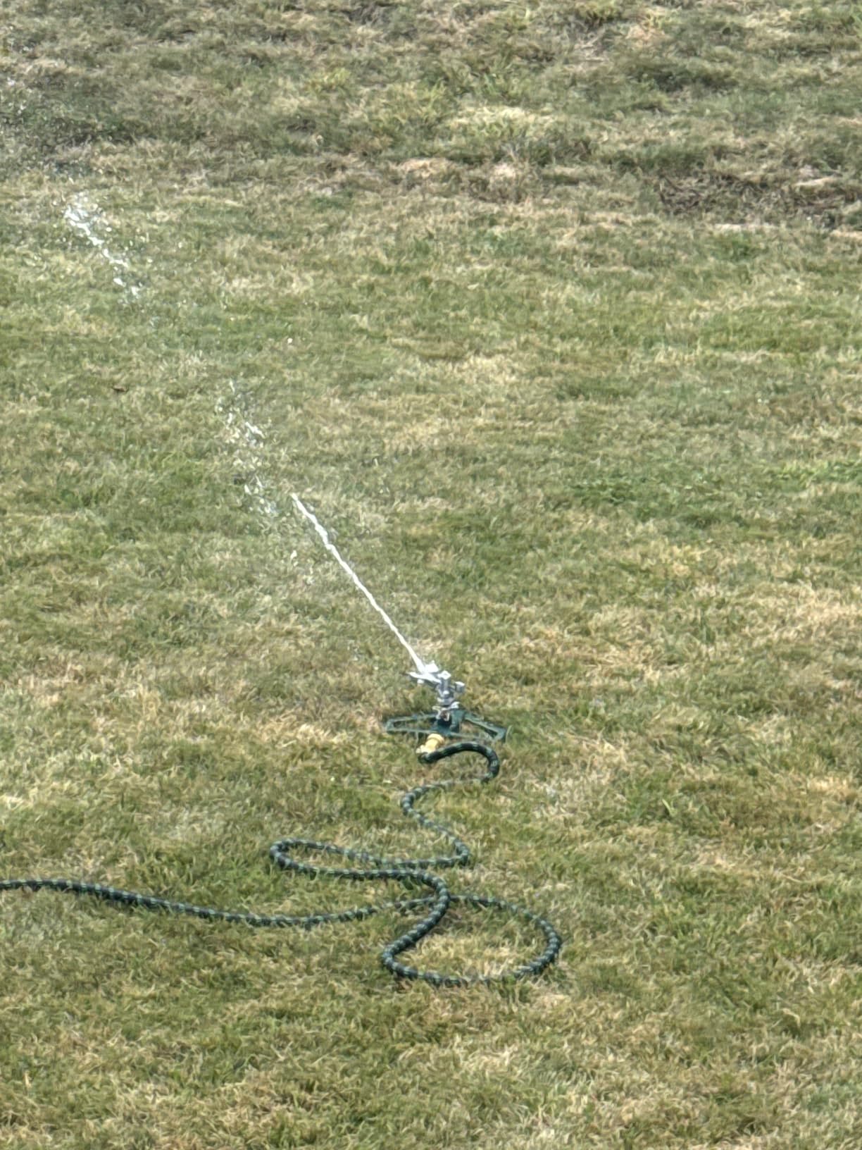 STYDDI Heavy Duty Impact Pulsating Sprinkler for Yard, All Metal Adjustable Rotating Circular Impulse Lawn Sprinkler for Medium to Large Areas, Lawn and Garden, Coverage up to 5,800 Sq. Ft customer photo 2