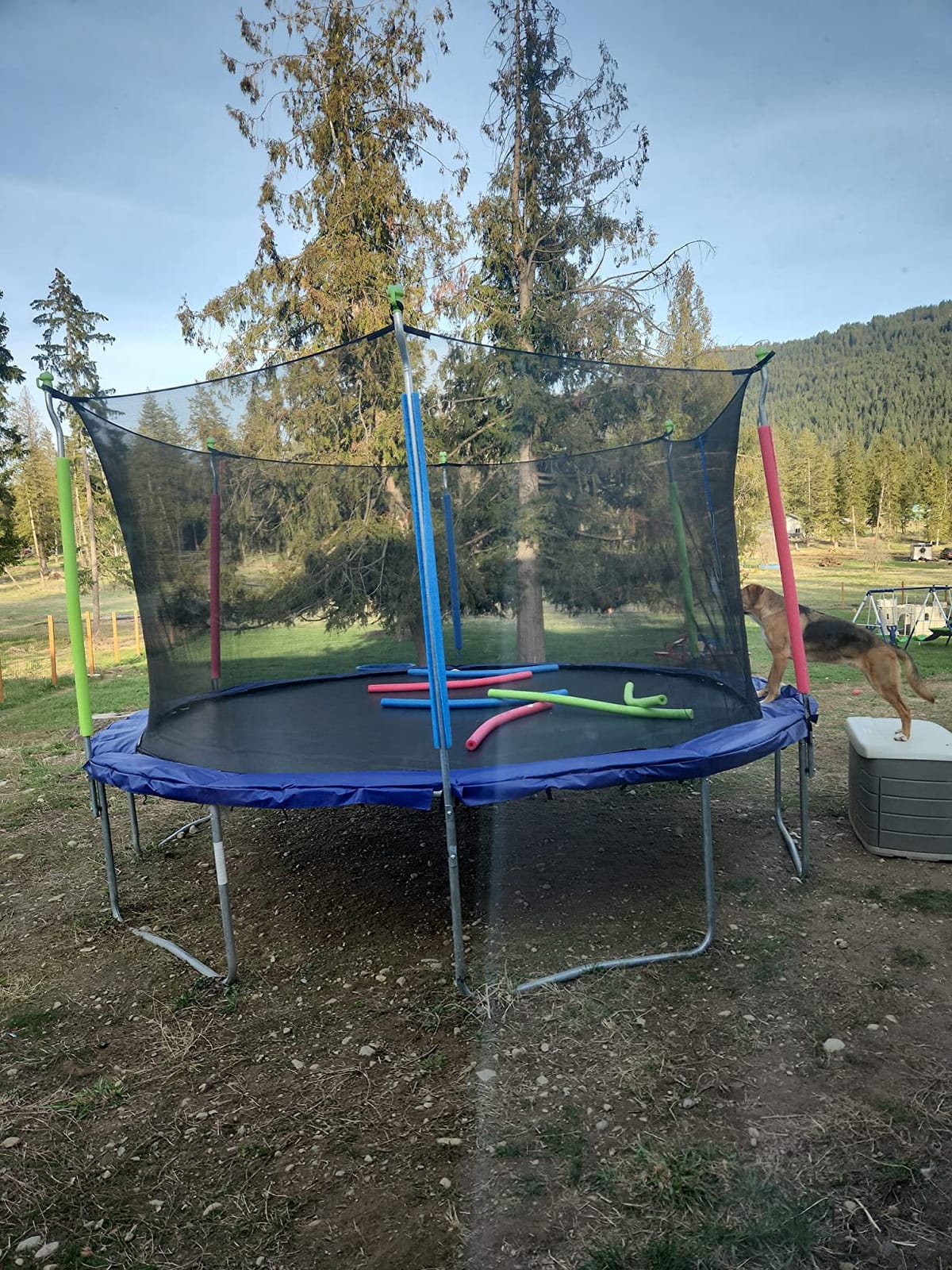 Trampoline Net Replacement Safety Trampoline Net for 6 Straight Poles customer photo 2