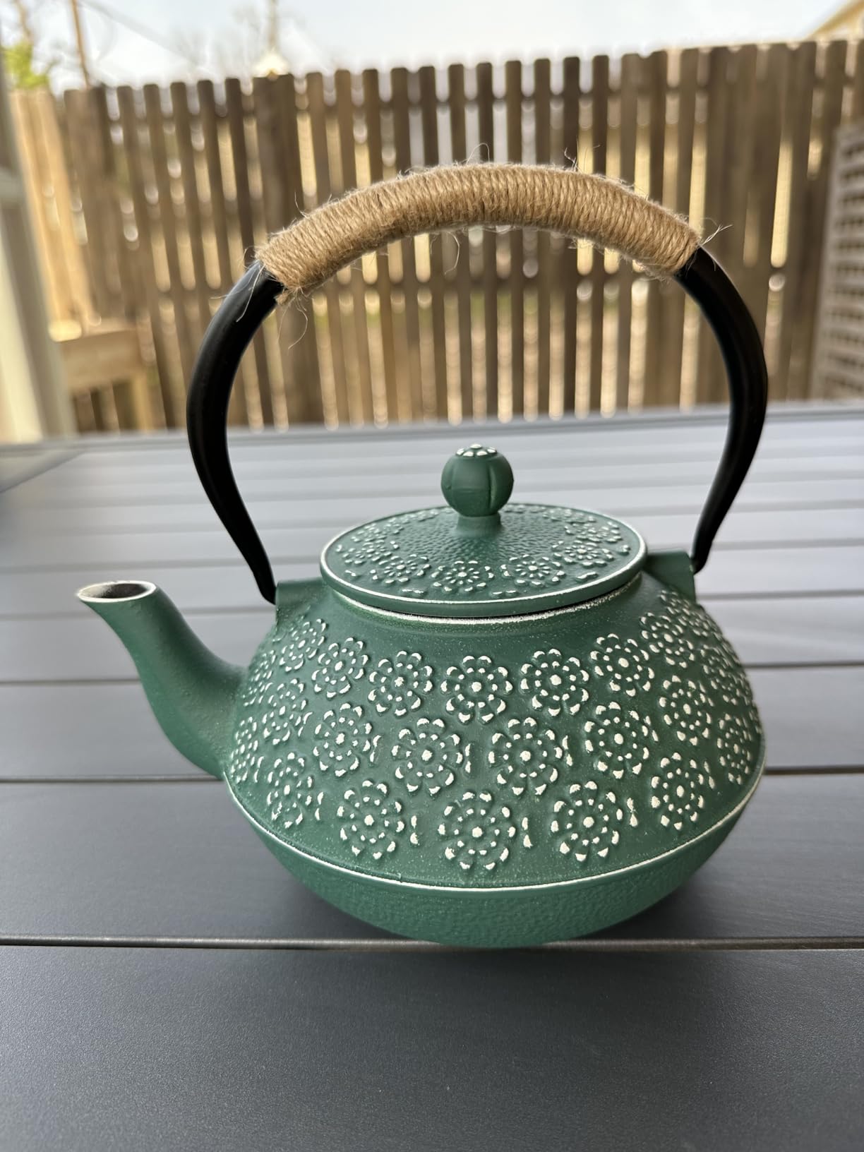 Sotya Cast Iron Tea Pot with Infusers for Loose Tea, 40oz Japanese Tetsubin customer photo 1