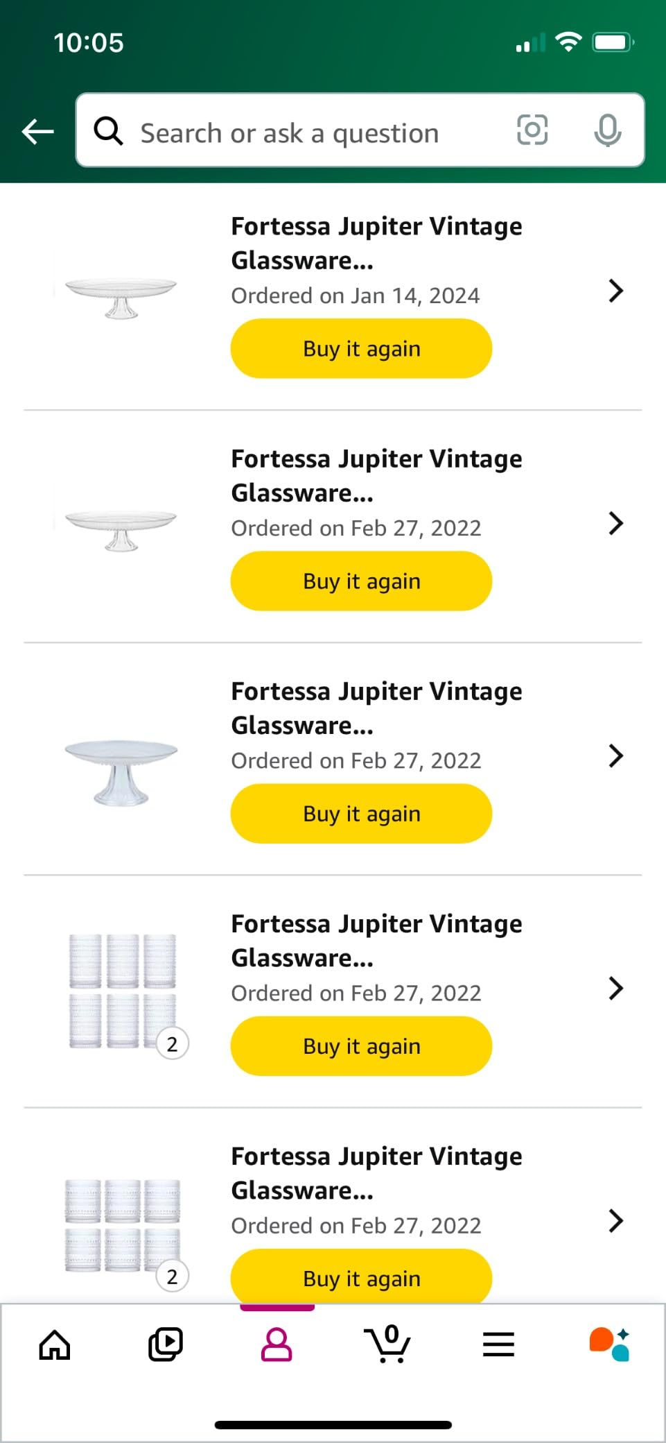 Fortessa Jupiter Beaded Hobnail Glass, 13 Inch Cake Stand, Clear customer photo 1