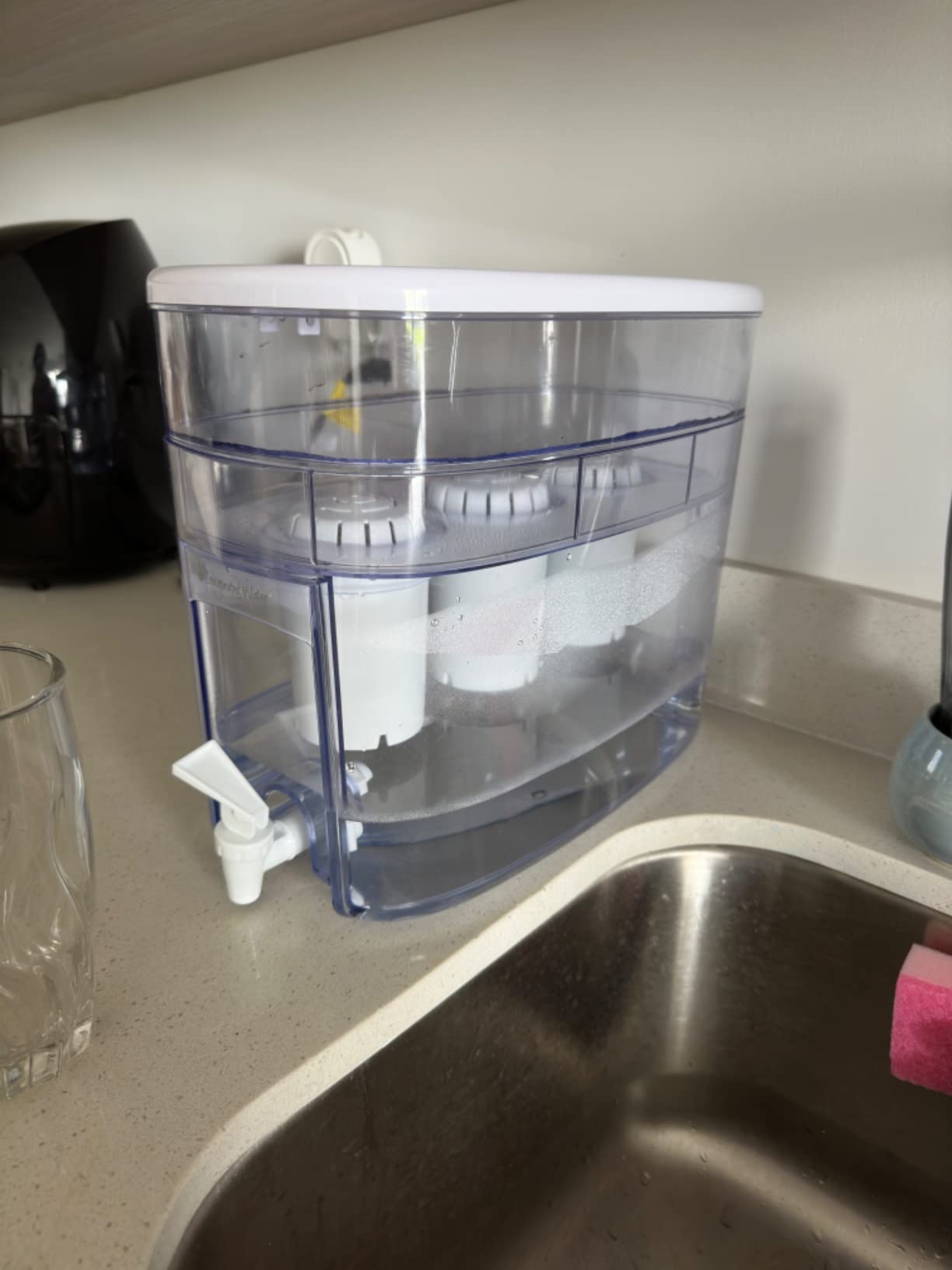 Invigorated Water Alkaline Water Filter Dispenser, 53-Cup Large Capacity customer photo 2