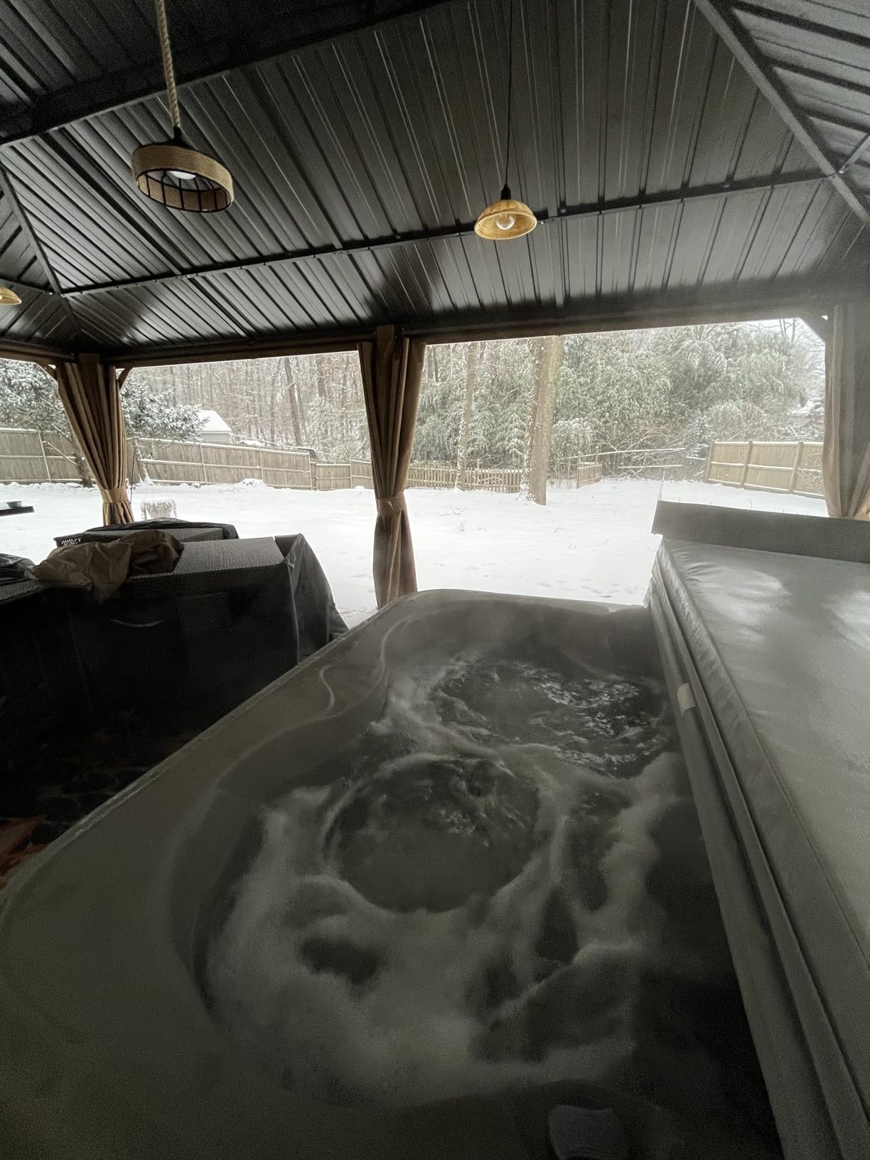 Lifesmart 4-Person Plug & Play 13-Jet Hot Tub Spa and Thermal Cover, Sand customer photo 2