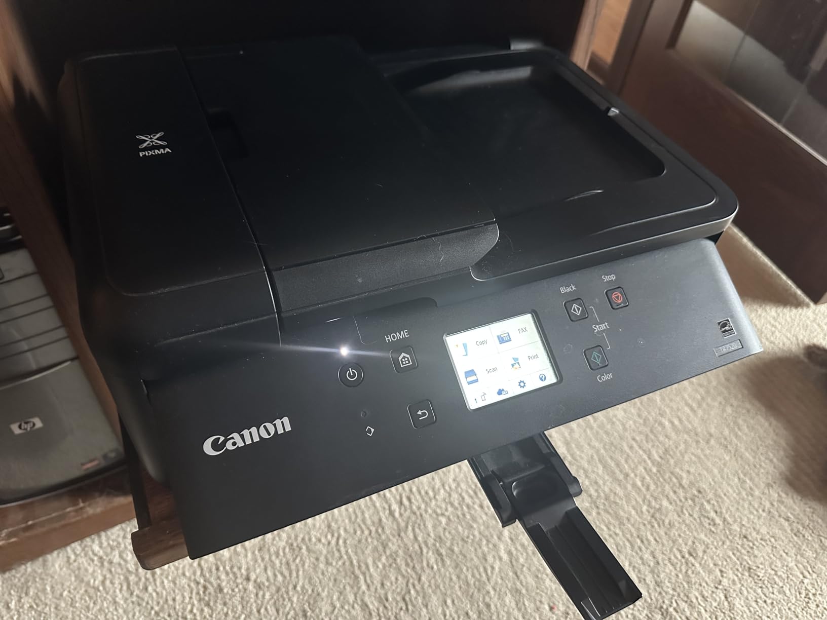 Canon PIXMA TR8620a - All-in-One Printer Home Office|Copier|Scanner|Fax|Auto Document Feeder | Photo, Document | Airprint (R), Android, Black, Works with Alexa customer photo 2