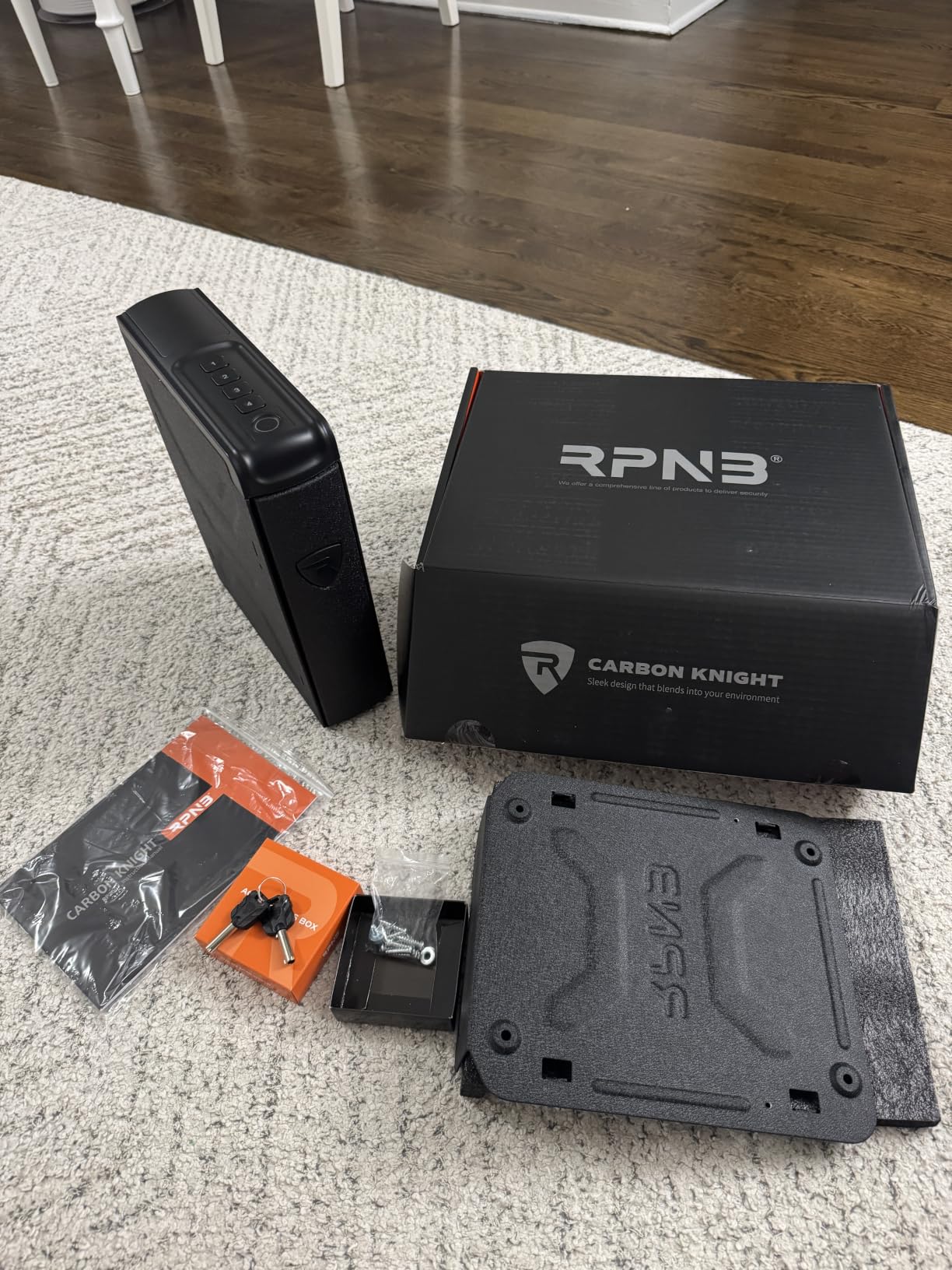 RPNB Bedside Gun Safe for Handgun,Biometric Handgun Safes,Small Pistol Safe customer photo 2