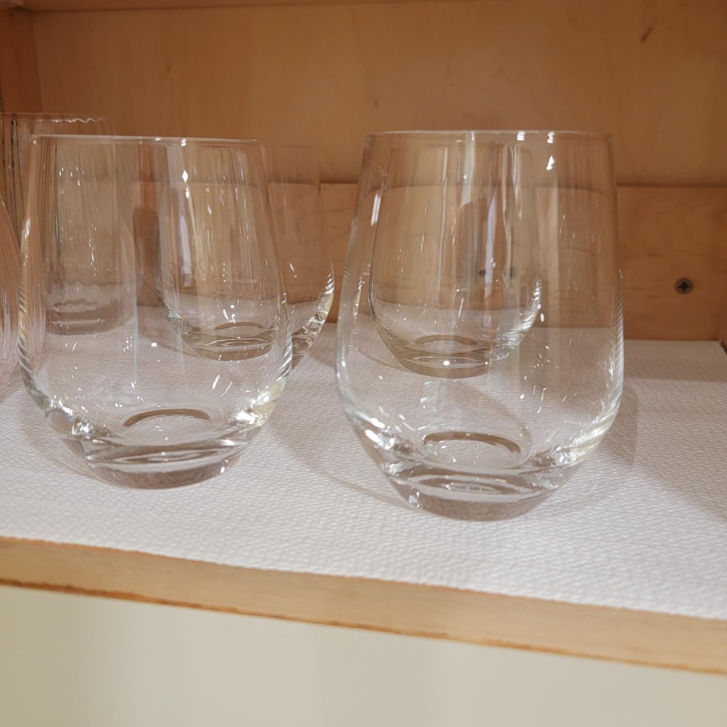 OJA Wine Glasses Set, Crystal Red Hand Blown Wine Glass, Set of 6, 15 oz customer photo 1