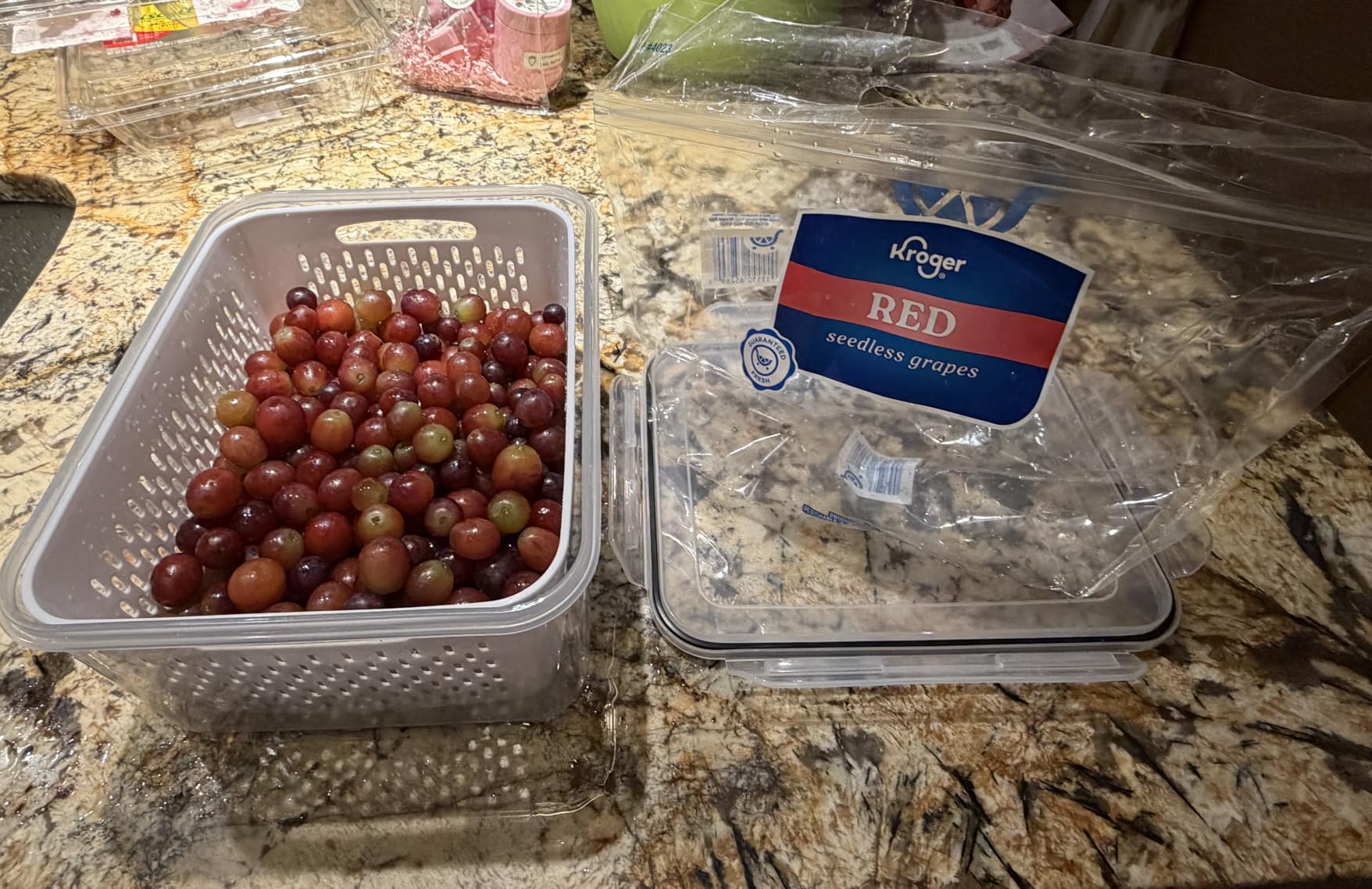 5 PCS Large Fruit storage Containers for Fridge ,Food Storage Containers customer photo 2