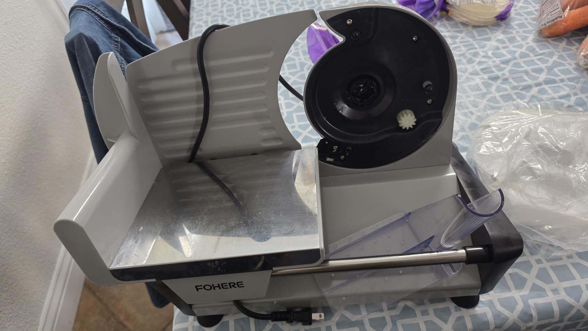 FOHERE 200W Meat Slicer 7.5