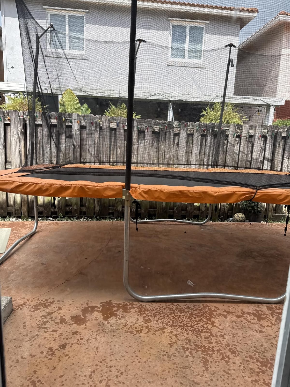 Goplus 8FT x 14FT Rectangular Trampoline, 440LBS Bearing Recreational Trampolines w/Enclosure Net & Non-Slip Ladder, Waterproof Pad, ASTM Approved Bounce, Trampoline Outdoor for Kids Adults customer photo 2