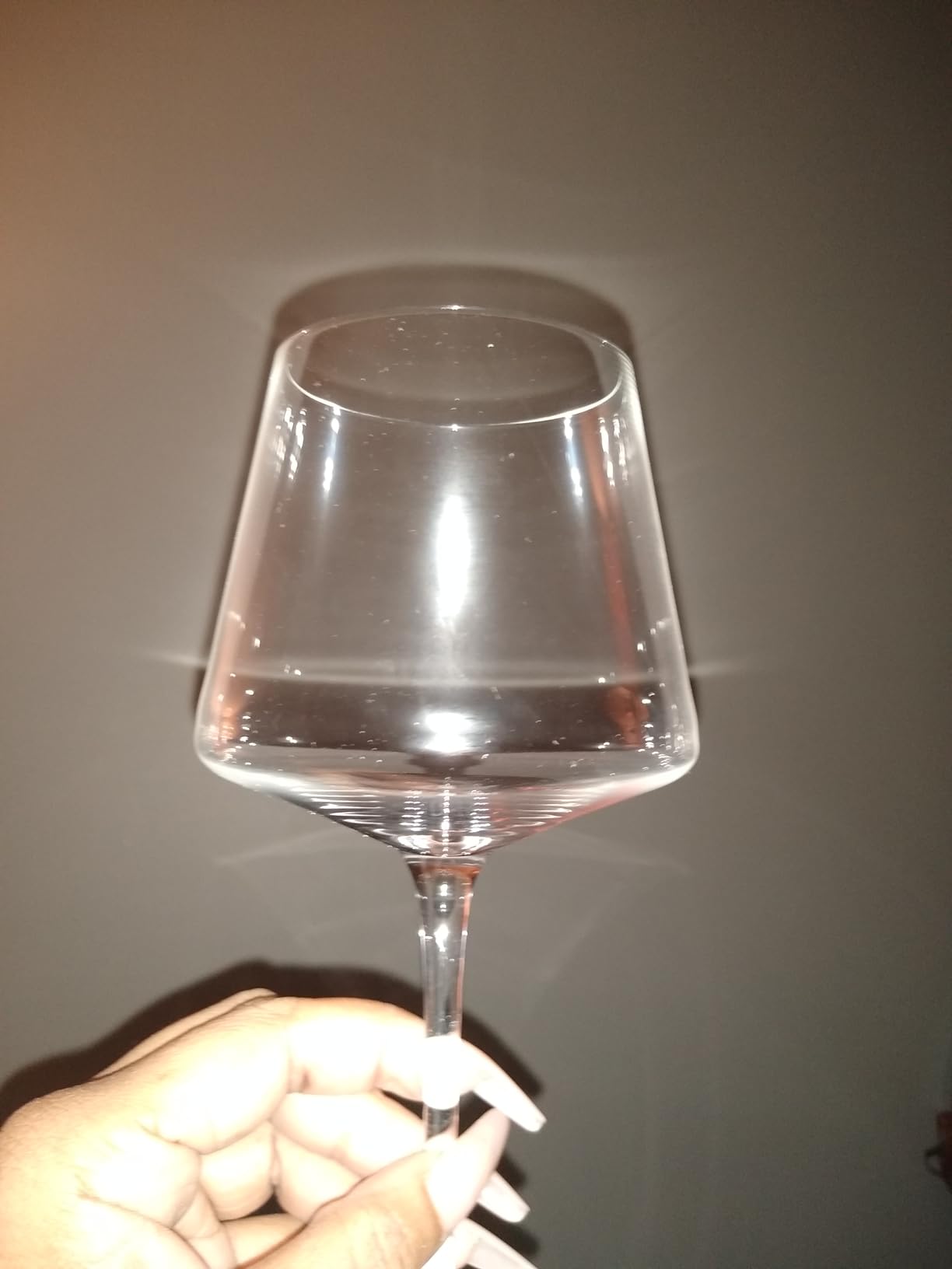 Physkoa Wine Glasses Set 6-18oz-LeadFree Wine Glass with Long Stem,Clear Stemmed Wine Glasses【HandBlown Glassware】 Crystal Wine Gifts for Women Birthday Wedding customer photo 1