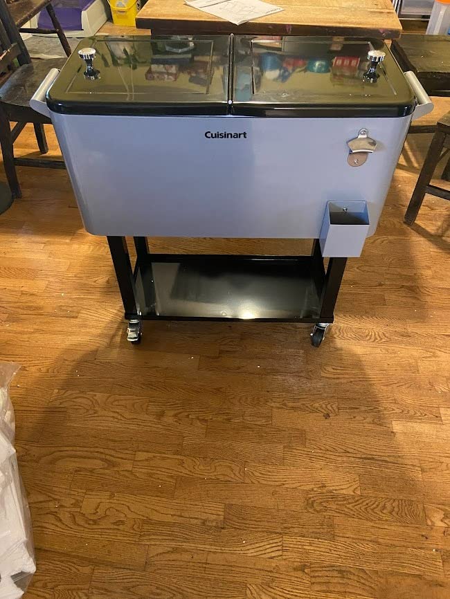Cuisinart Cooler Cart with Caster Wheels, Dual-Sided Lid, 80-Quart customer photo 2