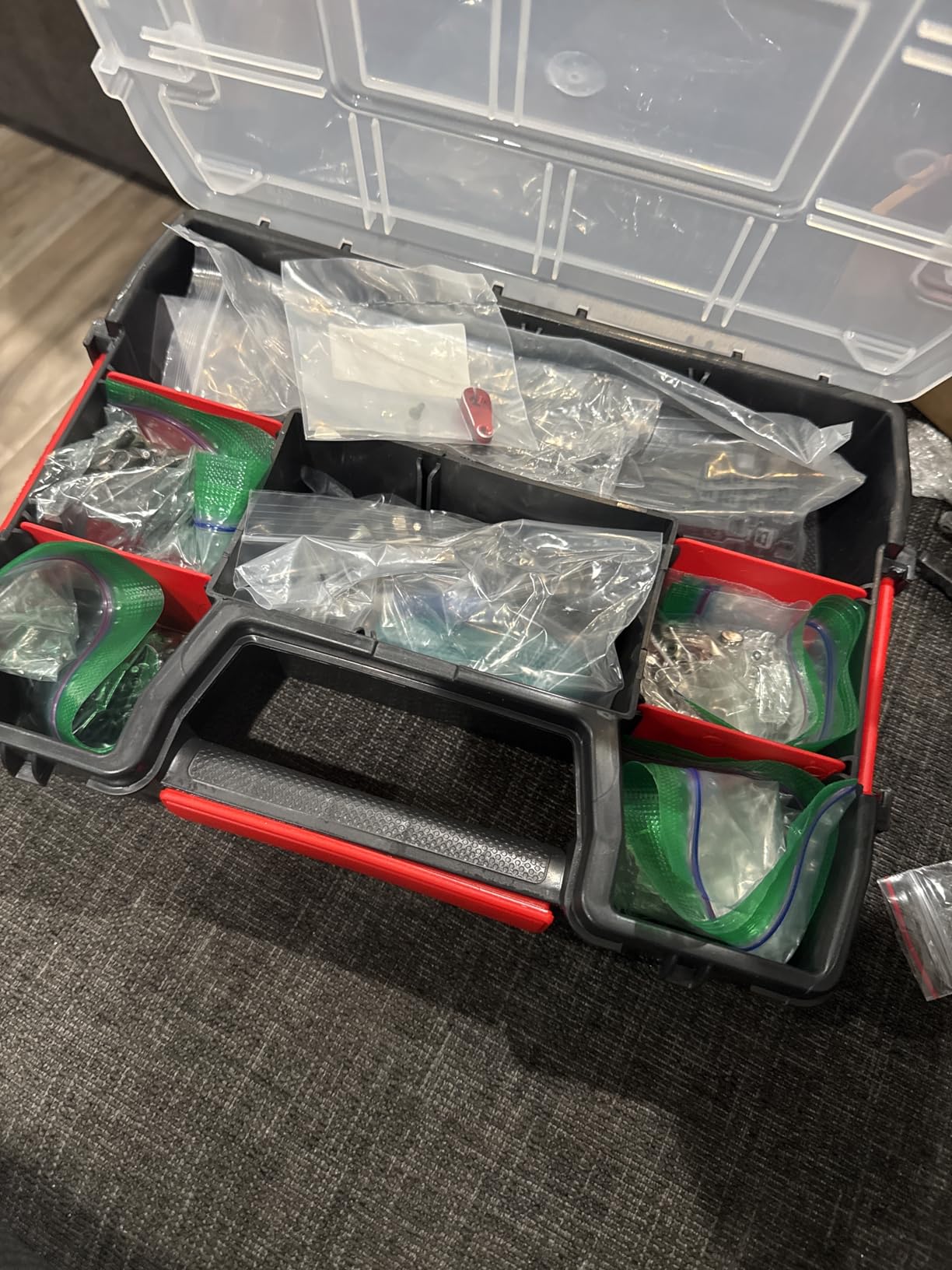 CRAFTSMAN Storage Organizer, Small Parts Organizer, 3-Packs with 10-Compartments, Lid Includes Secure Latch (CMST60964M) customer photo 2