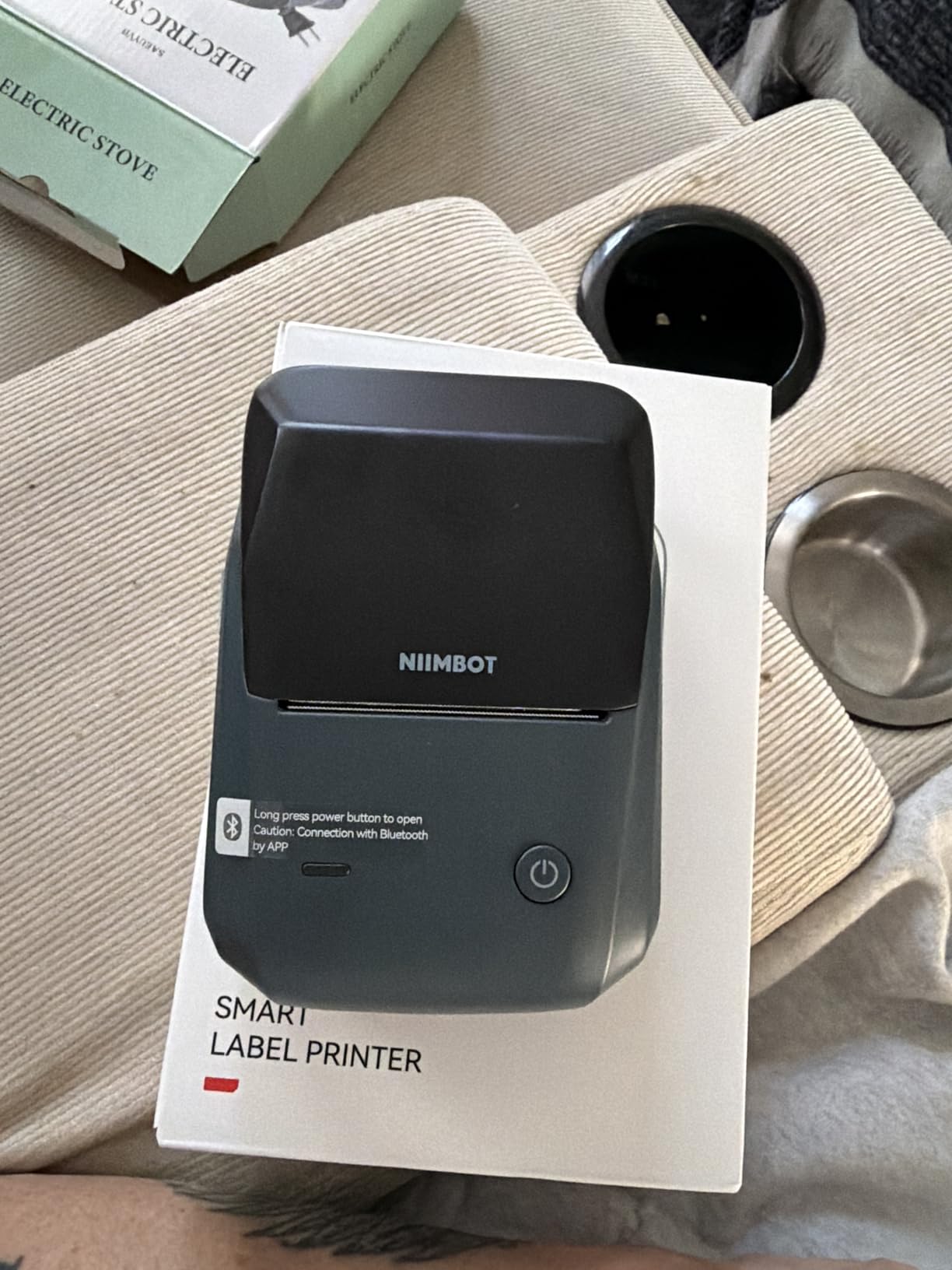 NIIMBOT B1 Label Maker, 2Inch Bluetooth Label Printer for Home, Blue customer photo 2
