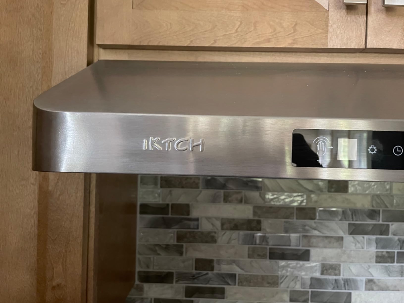 IKTCH 30 Inch Under Cabinet Range Hood, 900 CFM with 4-Speed Gesture Sensing & Touch Control, Stainless Steel Range Hood customer photo 2