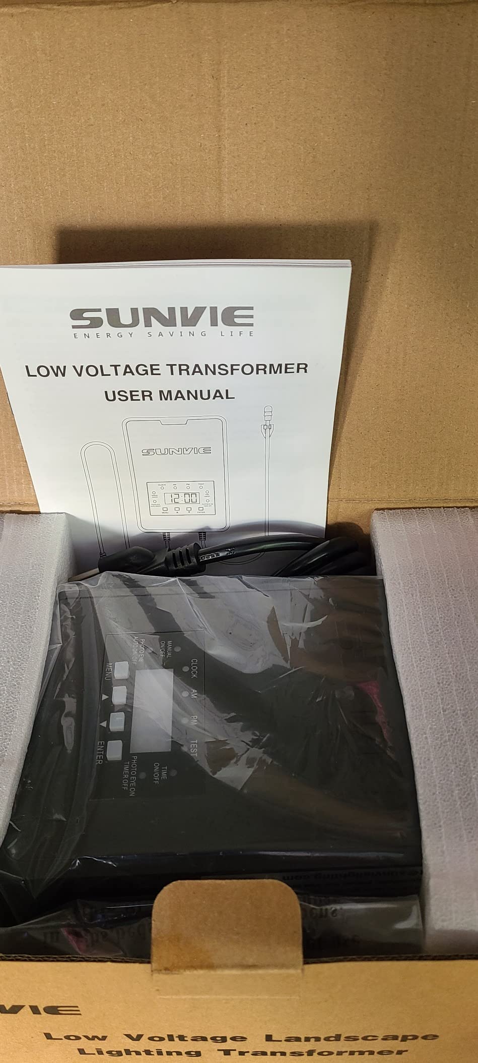 SUNVIE 200W Low Voltage Landscape Transformer with Timer & Photocell Sensor customer photo 1